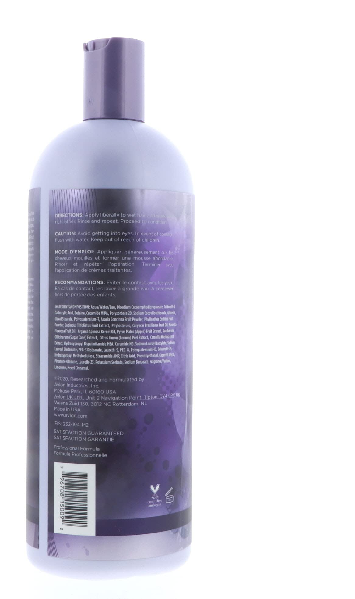 Foto 7 pulgar | Champú Avlon Affirm Moisturright Nutritivo 946ml - Venta Internacional.