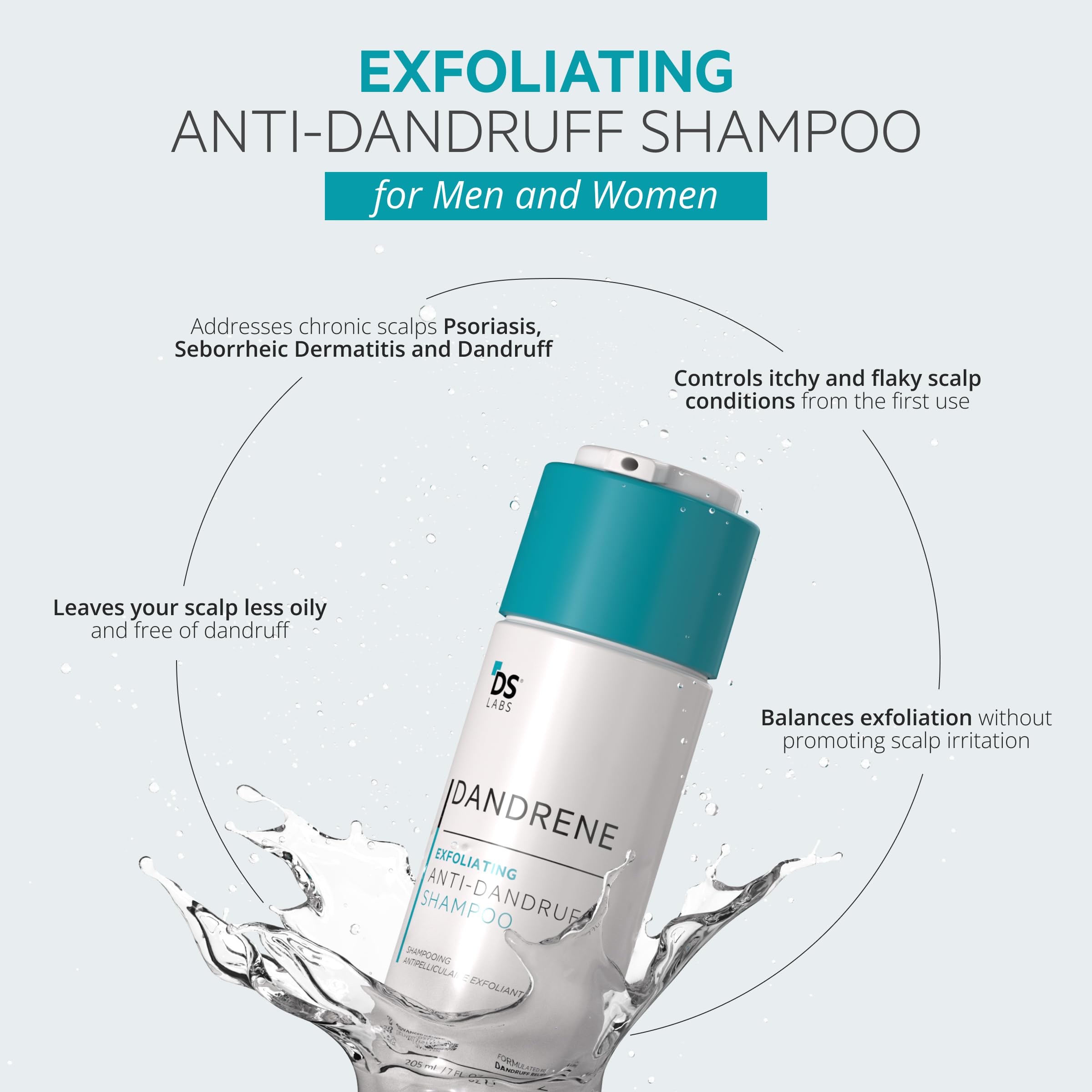 Foto 4 pulgar | Champú Ds Labs Dandrene Dandruff, 205 Ml, Exfoliante Para Cuero Cabelludo - Venta Internacional.