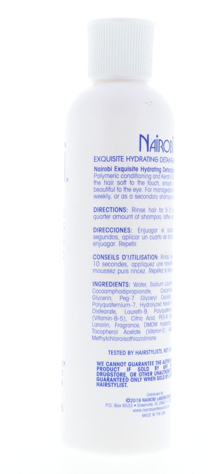 Foto 6 pulgar | Champú Nairobi Exquisite Hydrating Detangling 240 Ml, Unisex - Venta Internacional.