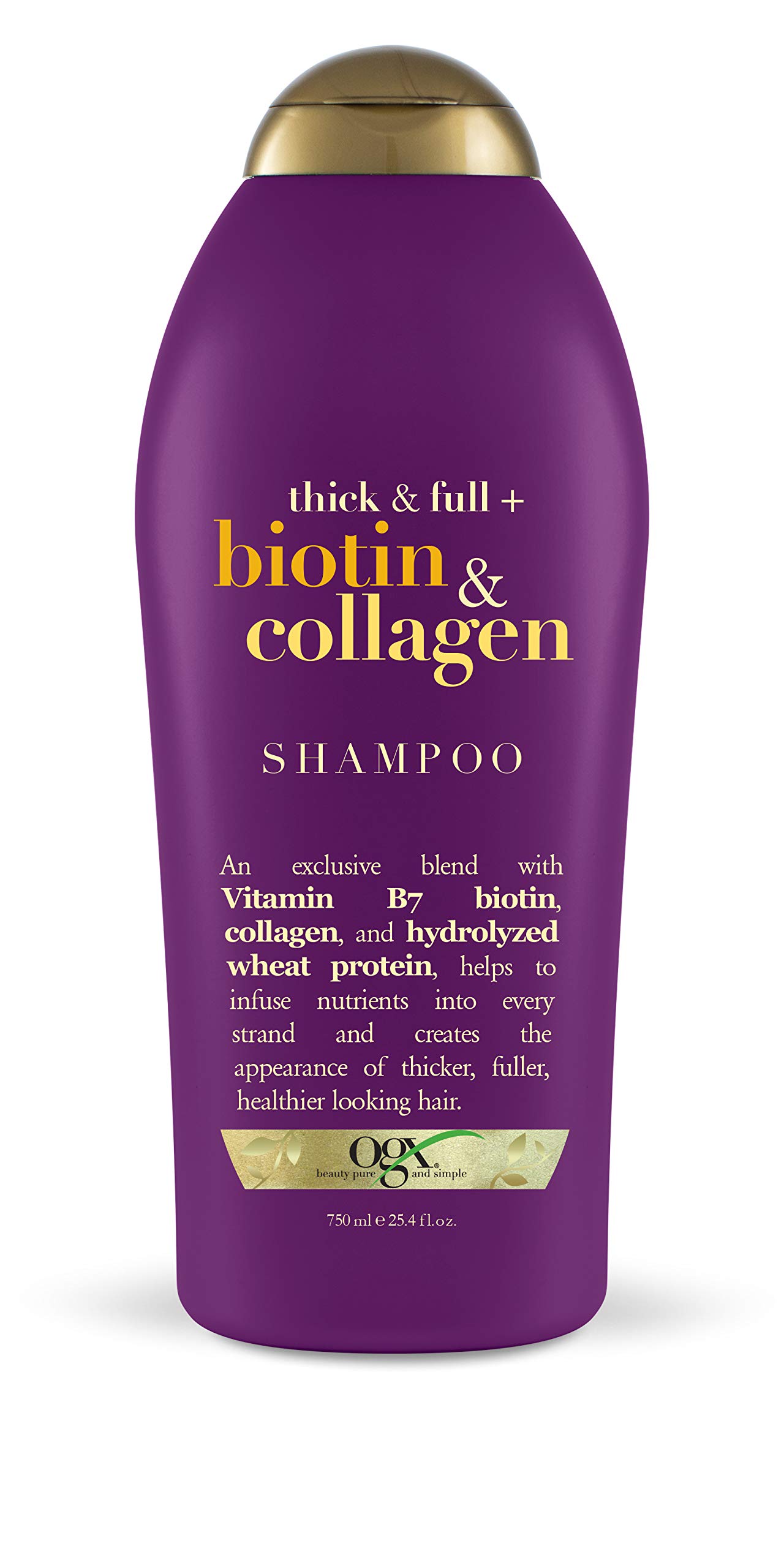 Foto 2 pulgar | Champú Ogx Thick & Full + Biotina Y Colágeno 750 Ml - Venta Internacional.