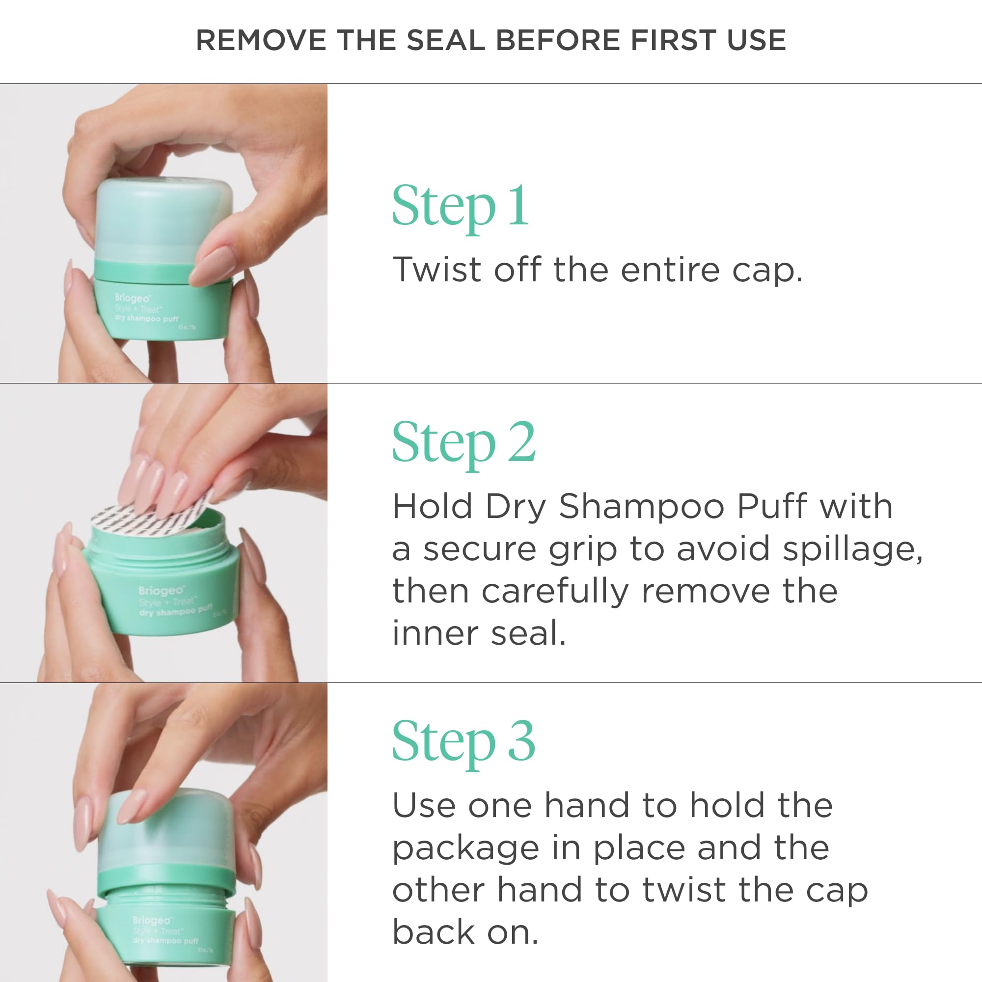 Foto 6 pulgar | Champú Seco Puff Briogeo Style & Treat Matifying 15 G - Venta Internacional.