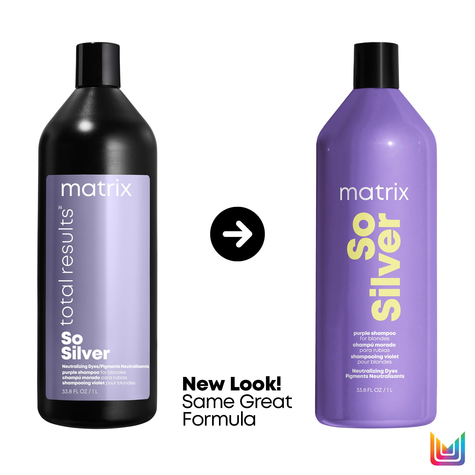 Foto 7 pulgar | Champú Matrix So Silver Purple, 1 Litro, Para Cabello Teñido - Venta Internacional.