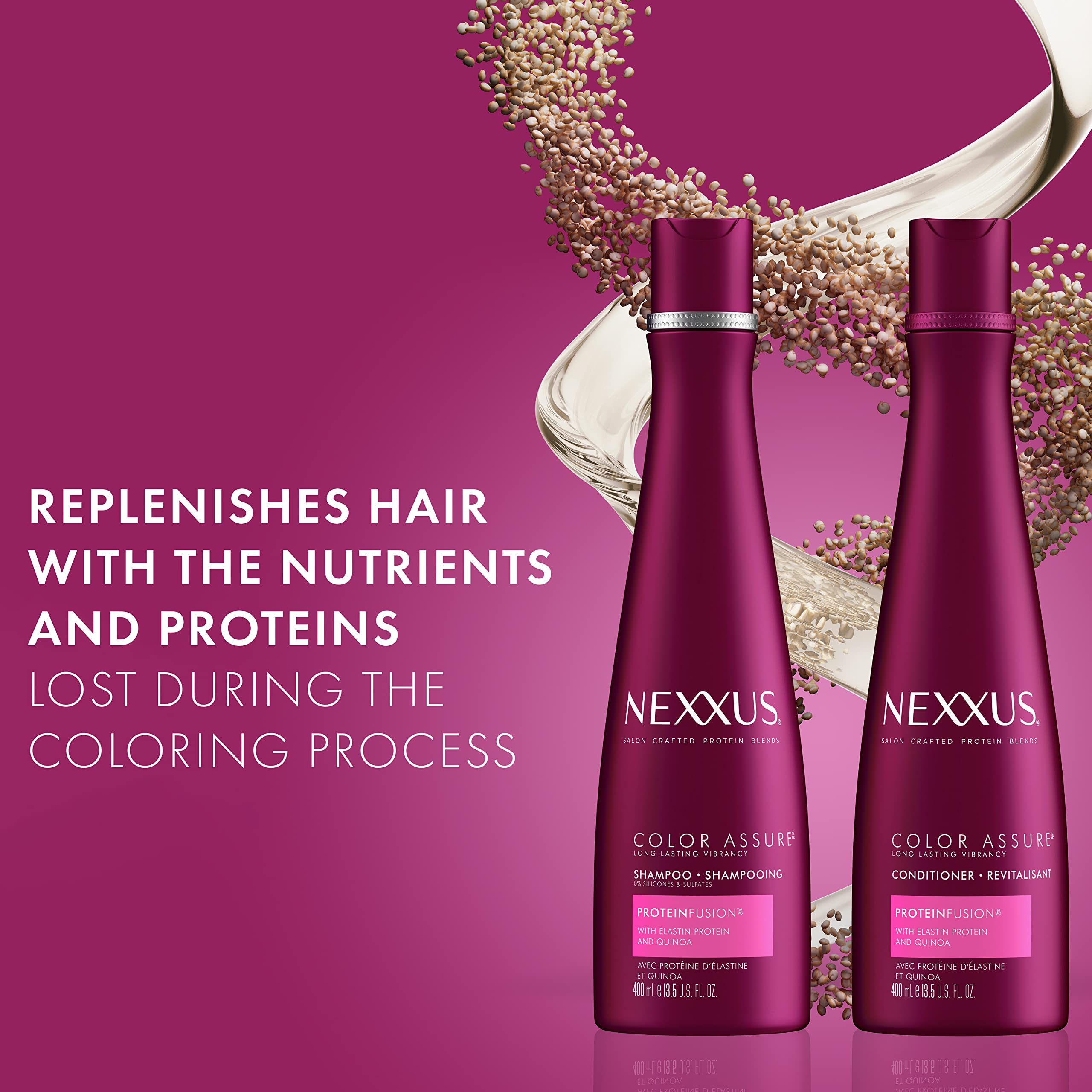 Foto 3 pulgar | Shampoo Nexxus Color Assure de 400 ml-Venta Internacional