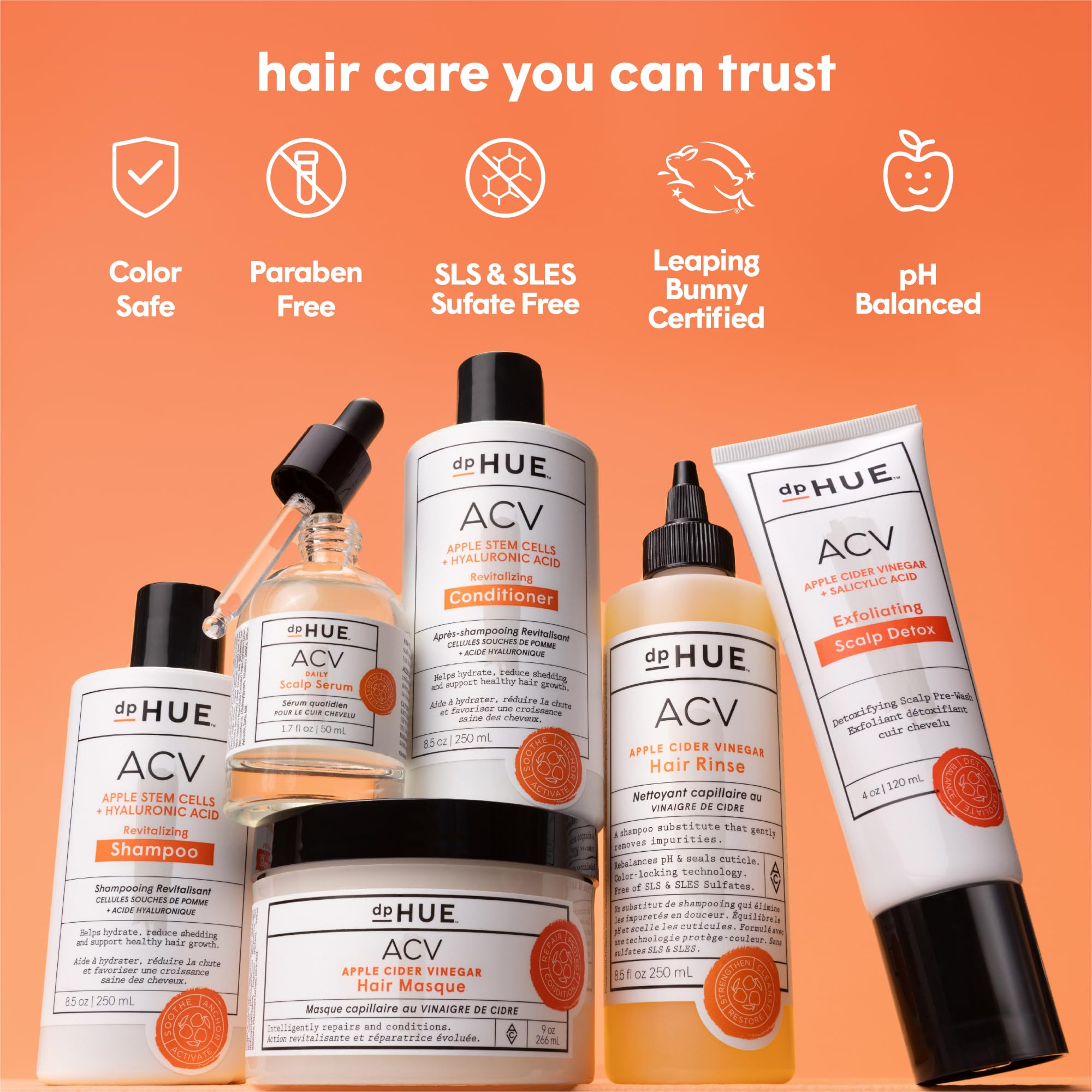 Foto 6 pulgar | Champú Dphue Acv Revitalizante 250 Ml Que Apoya El Crecimiento Del Cabello - Venta Internacional.