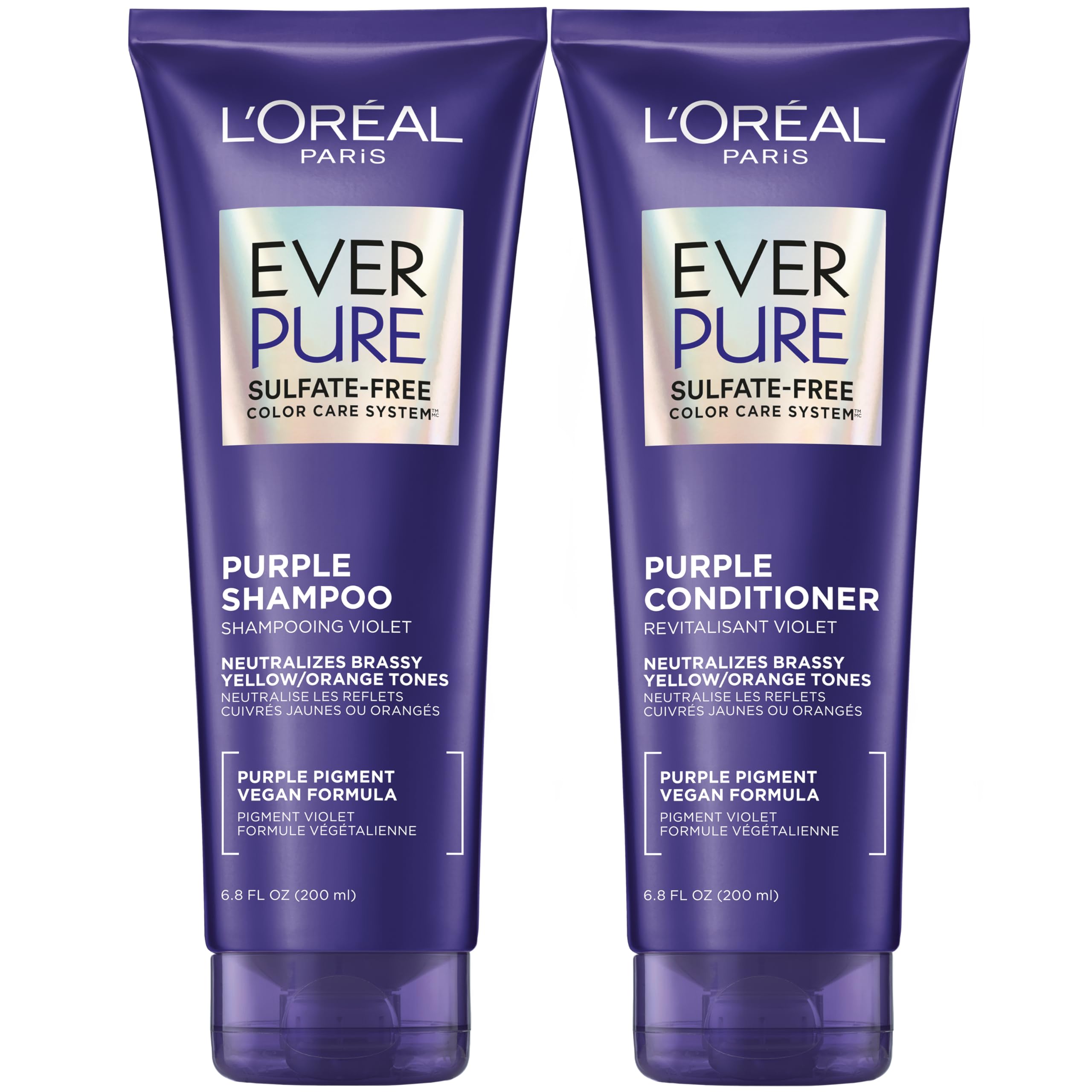 Foto 1 | Shampoo y Acondicionador L'Oreal Paris Ever Pure de 200 ml-Venta Internacional