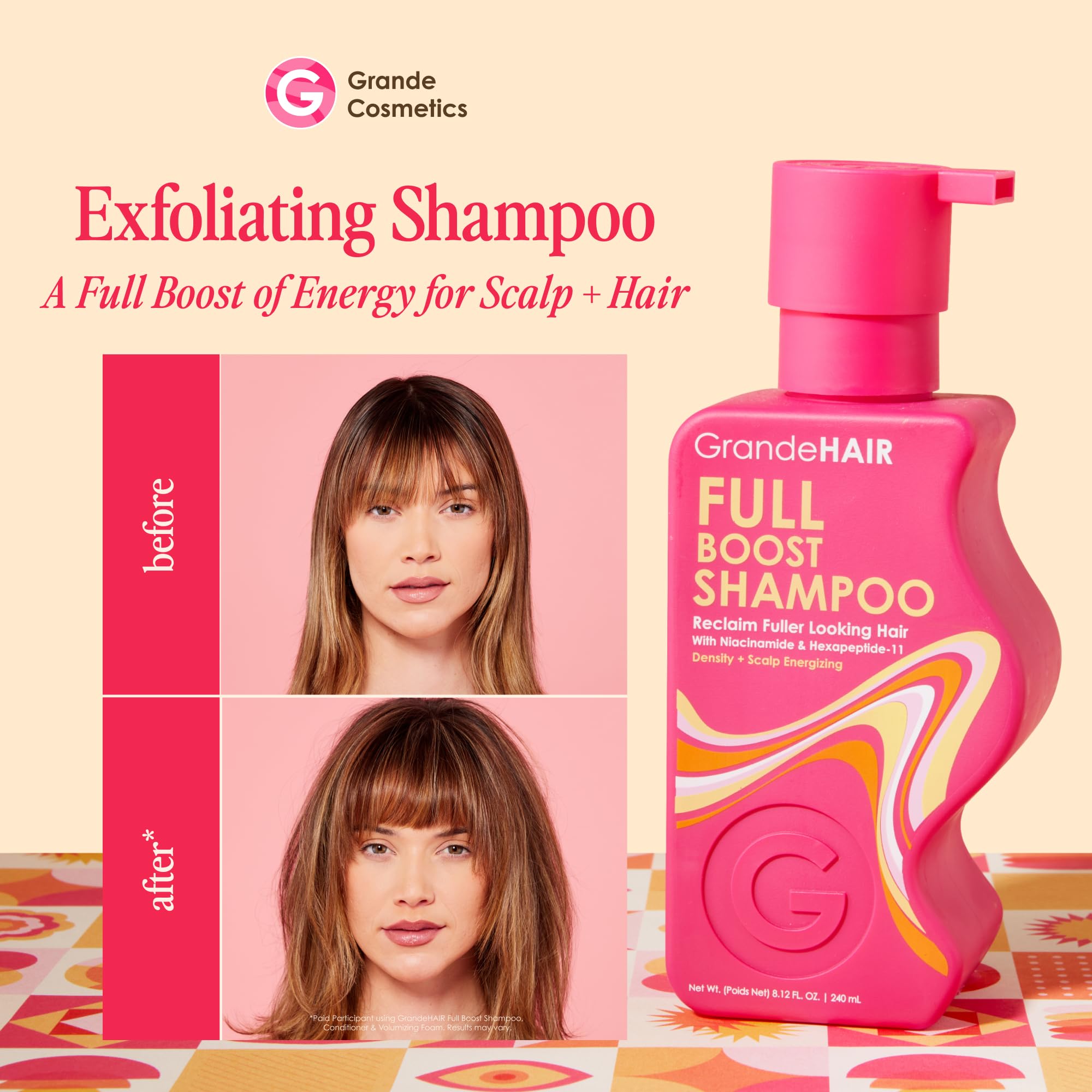 Foto 3 pulgar | Shampoo Grande Cosmetics Limpia Y Exfolia Y Reduce Las Consecuencias - Venta Internacional.