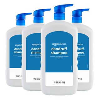 Foto 1 | Champú Amazon Basics Para Caspa De Uso Diario, 1 Litro, Paquete De 4 - Venta Internacional.