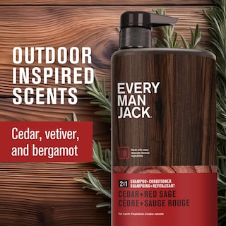 Foto 3 | Champú Y Acondicionador Every Man Jack Cedar And Red Sage, 720 Ml - Venta Internacional.