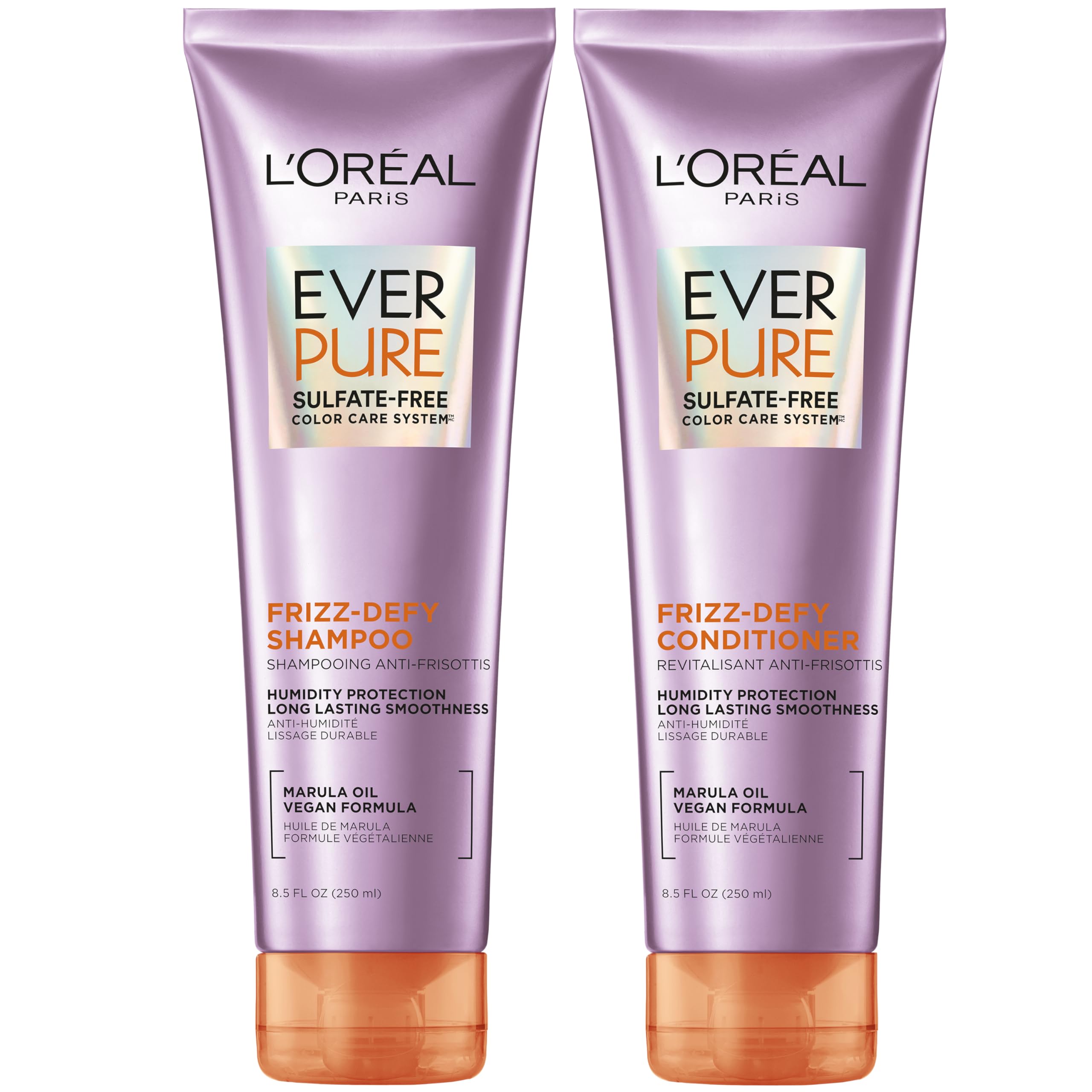 Foto 2 pulgar | Set De Champú Y Acondicionador L'oréal Paris Frizz Defy Everpure - Venta Internacional.