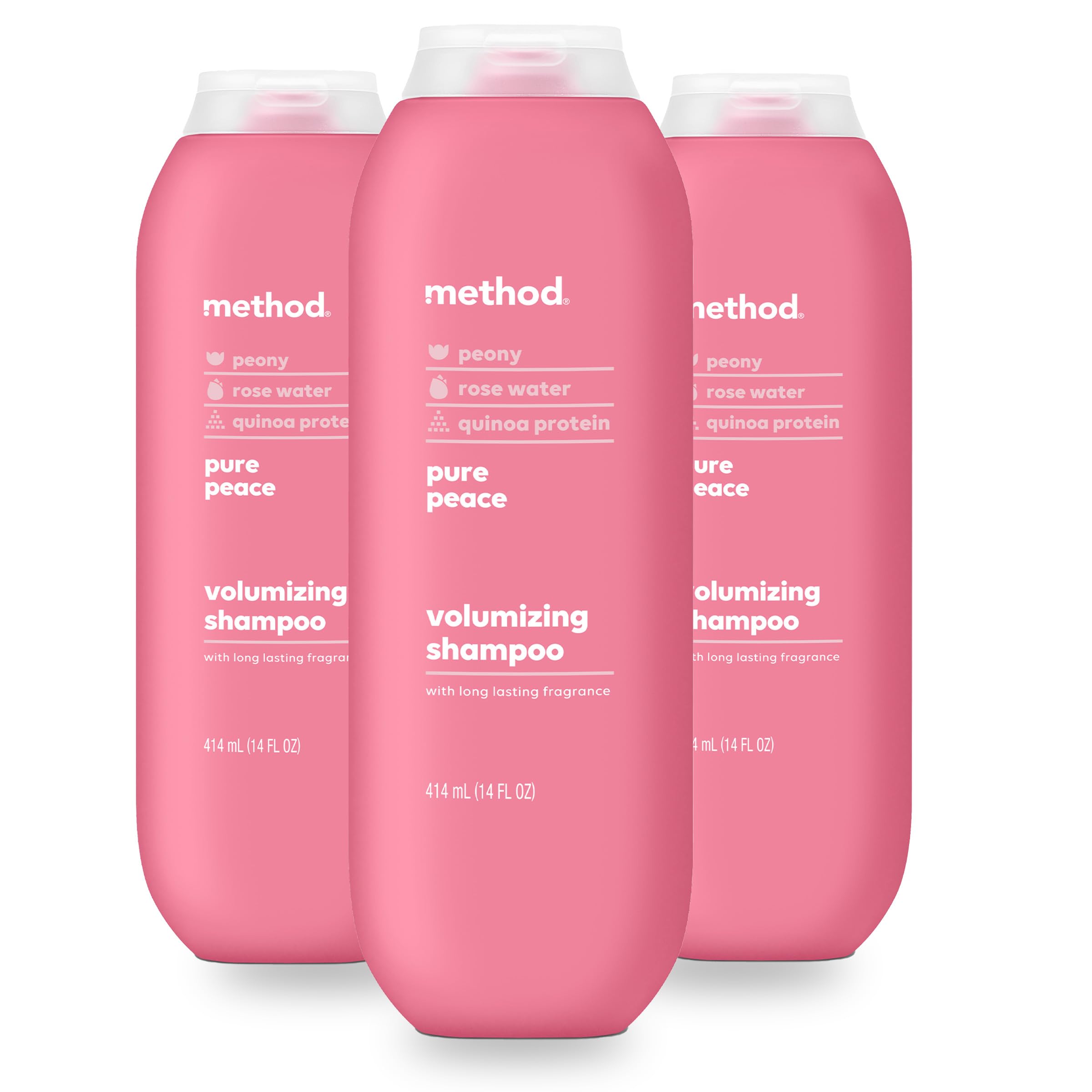 Foto 1 | Shampoo Method Volumizing Pure Peace Con Rosa 414 Ml (paquete De 3) - Venta Internacional.