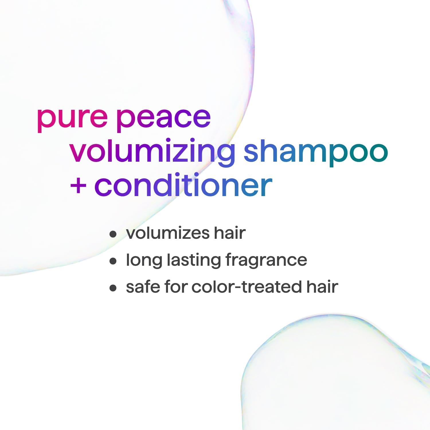 Foto 4 | Shampoo Method Volumizing Pure Peace Con Rosa 414 Ml (paquete De 3) - Venta Internacional.