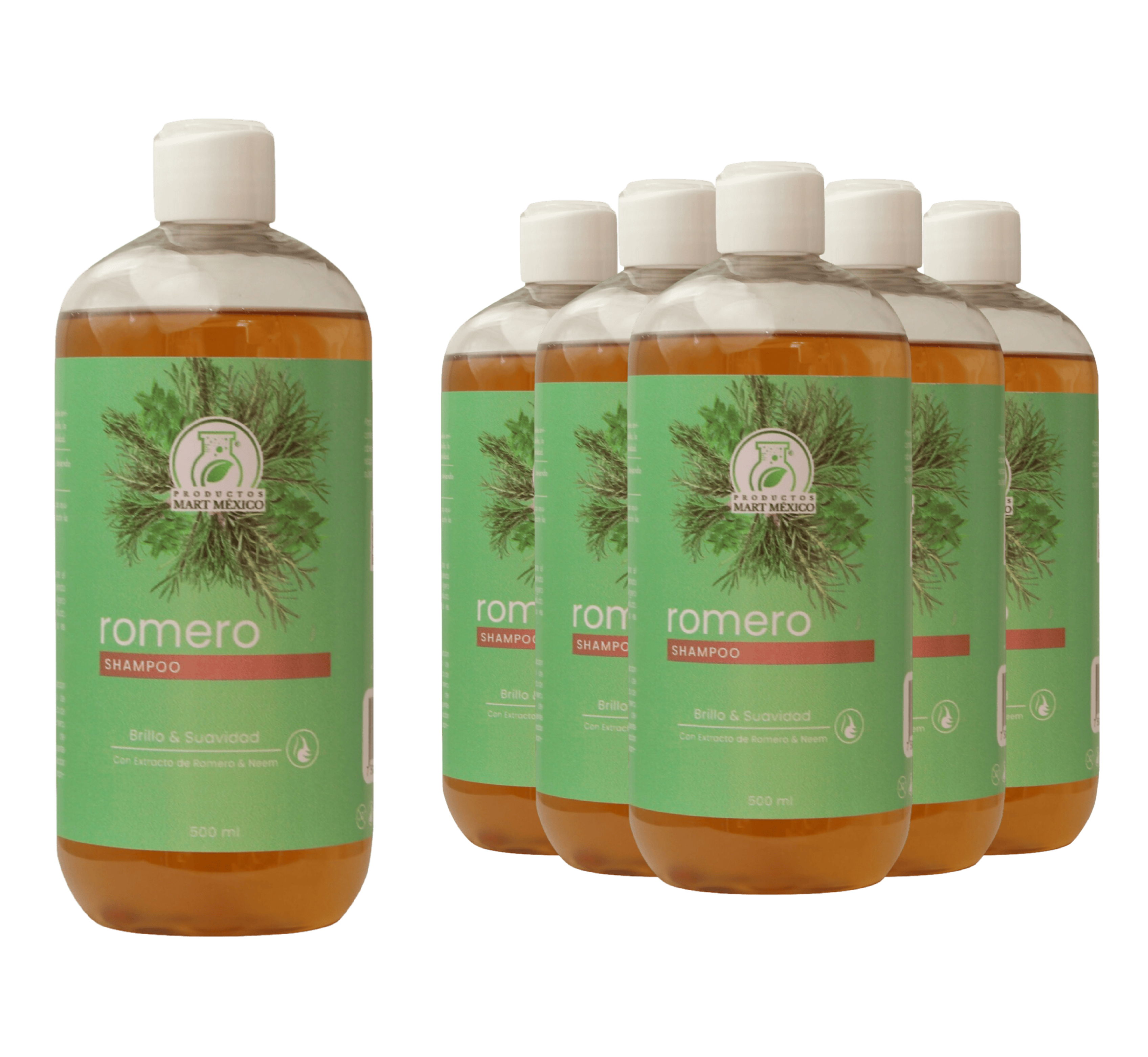 Foto 2 pulgar | Shampoo De Romero Pack 6 Piezas
Productos Mart Mexico 500 Ml