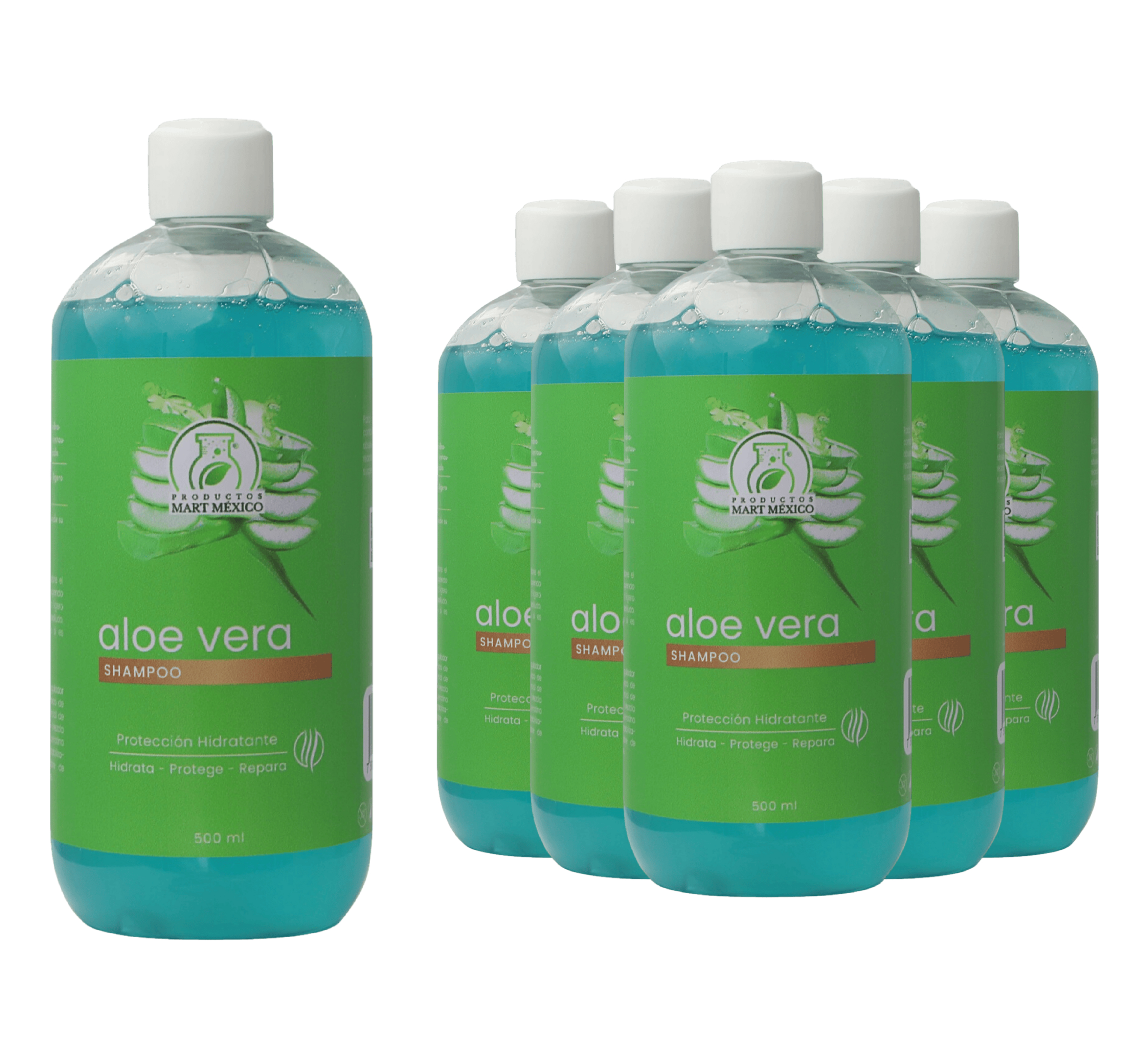 Foto 2 pulgar | Shampoo De Aloe Vera, Pack 6 Piezas
Productos Mart Mexico 500 Ml