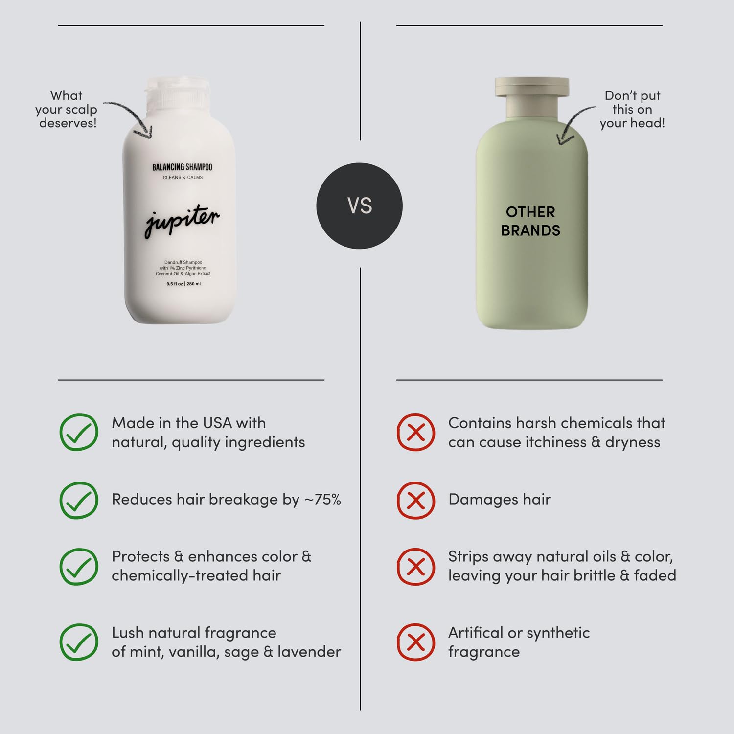 Foto 4 | Champú Jupiter Anticaspa Vegano Sin Sulfatos Y Zinc 250 Ml - Venta Internacional.