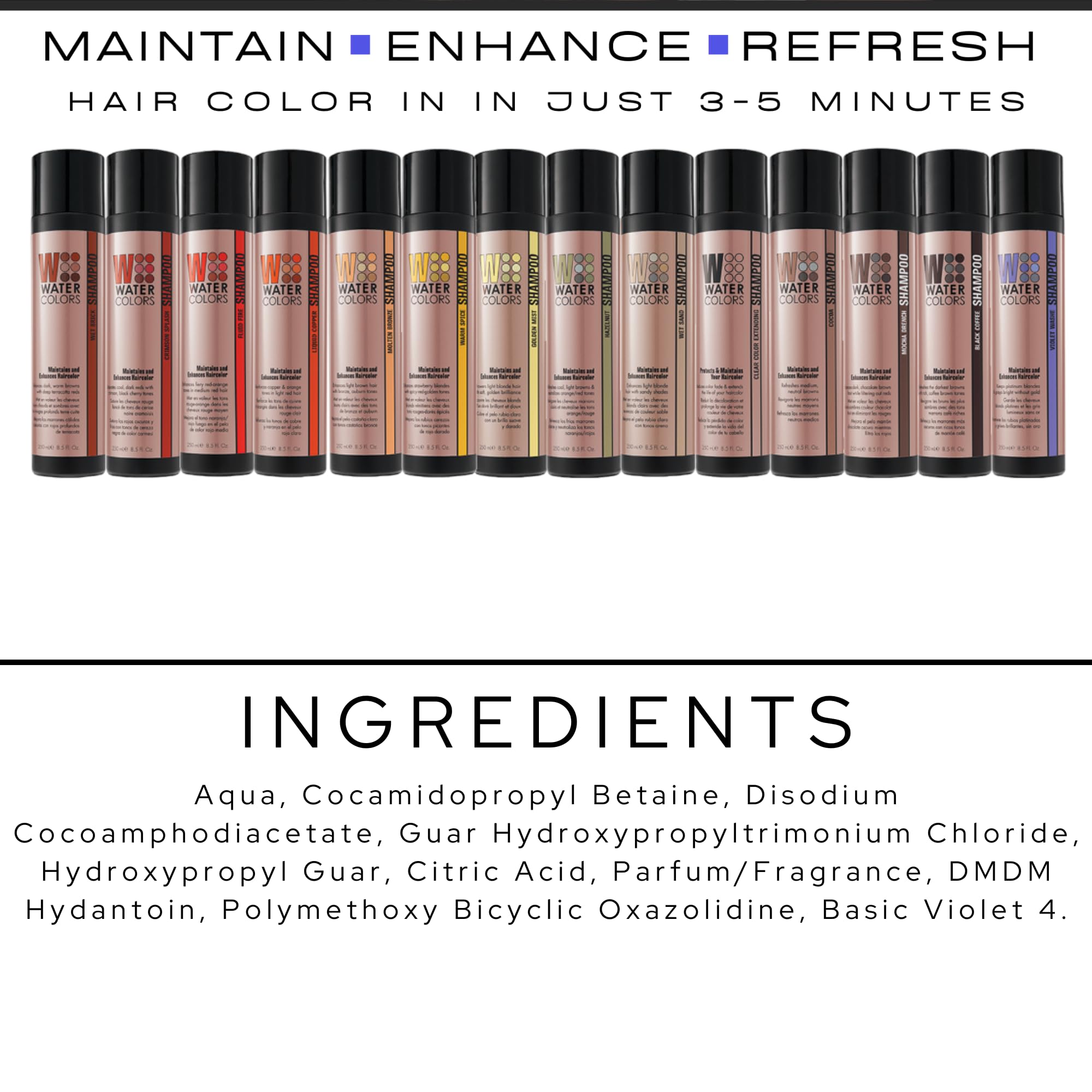 Foto 5 | Champú Watercolors Semi Permanente Mocha Drench 240 Ml (2) - Venta Internacional.