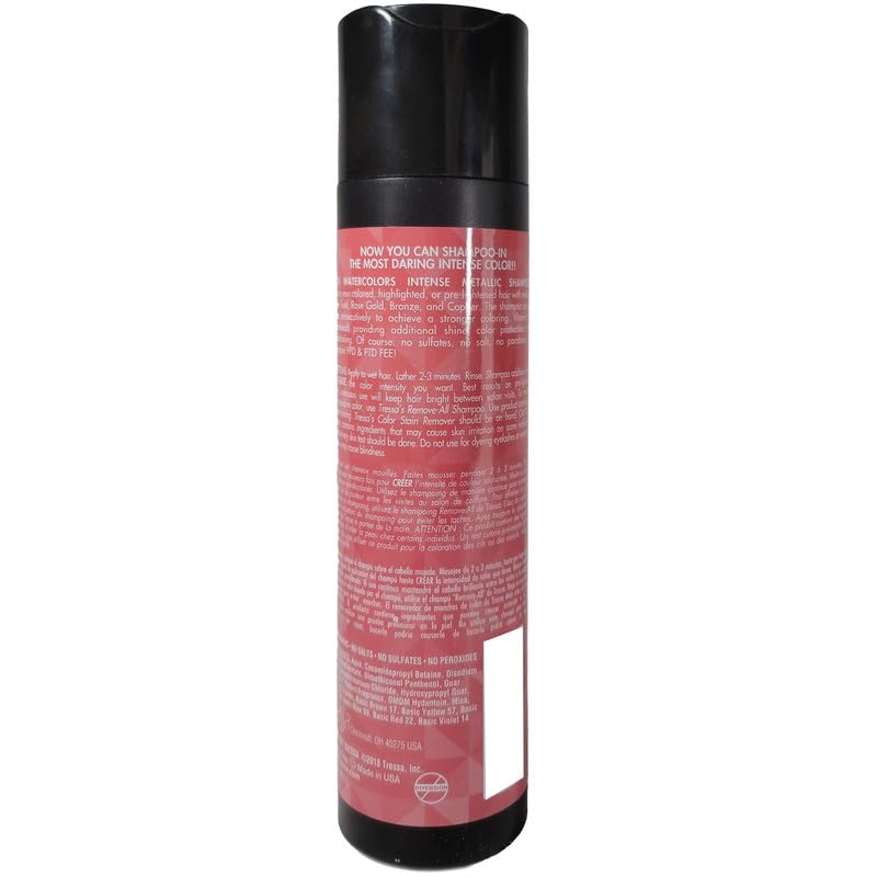 Foto 7 pulgar | Champú Watercolors Intense Metallic Rose Gold 250 Ml (paquete De 2) - Venta Internacional.