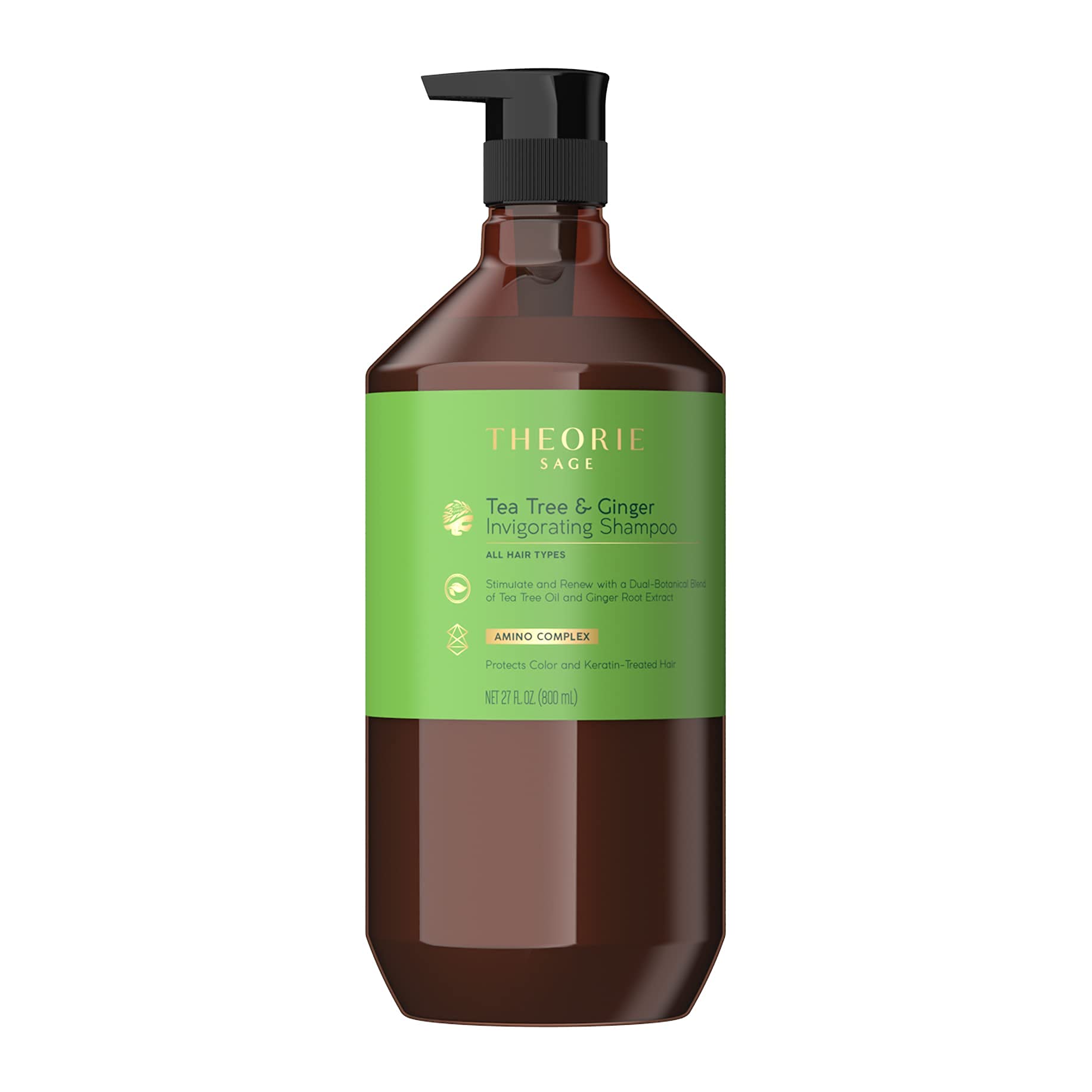 Foto 1 | Champú Tonificante Theorie Con Árbol De Té Y Jengibre, 800 Ml - Venta Internacional.