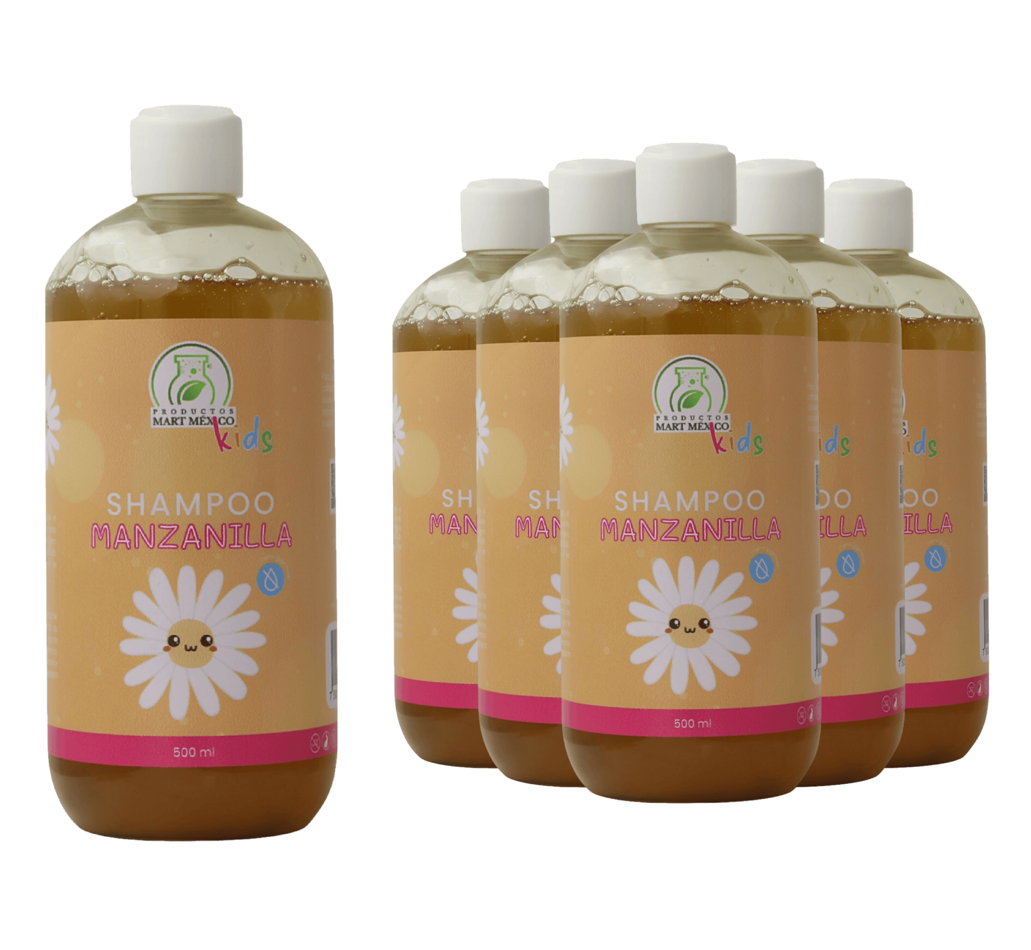 Foto 2 pulgar | Shampoo Manzanilla Cero Lagrimas Pack 6 Piezas
Productos Mart Mexico 500 Ml
