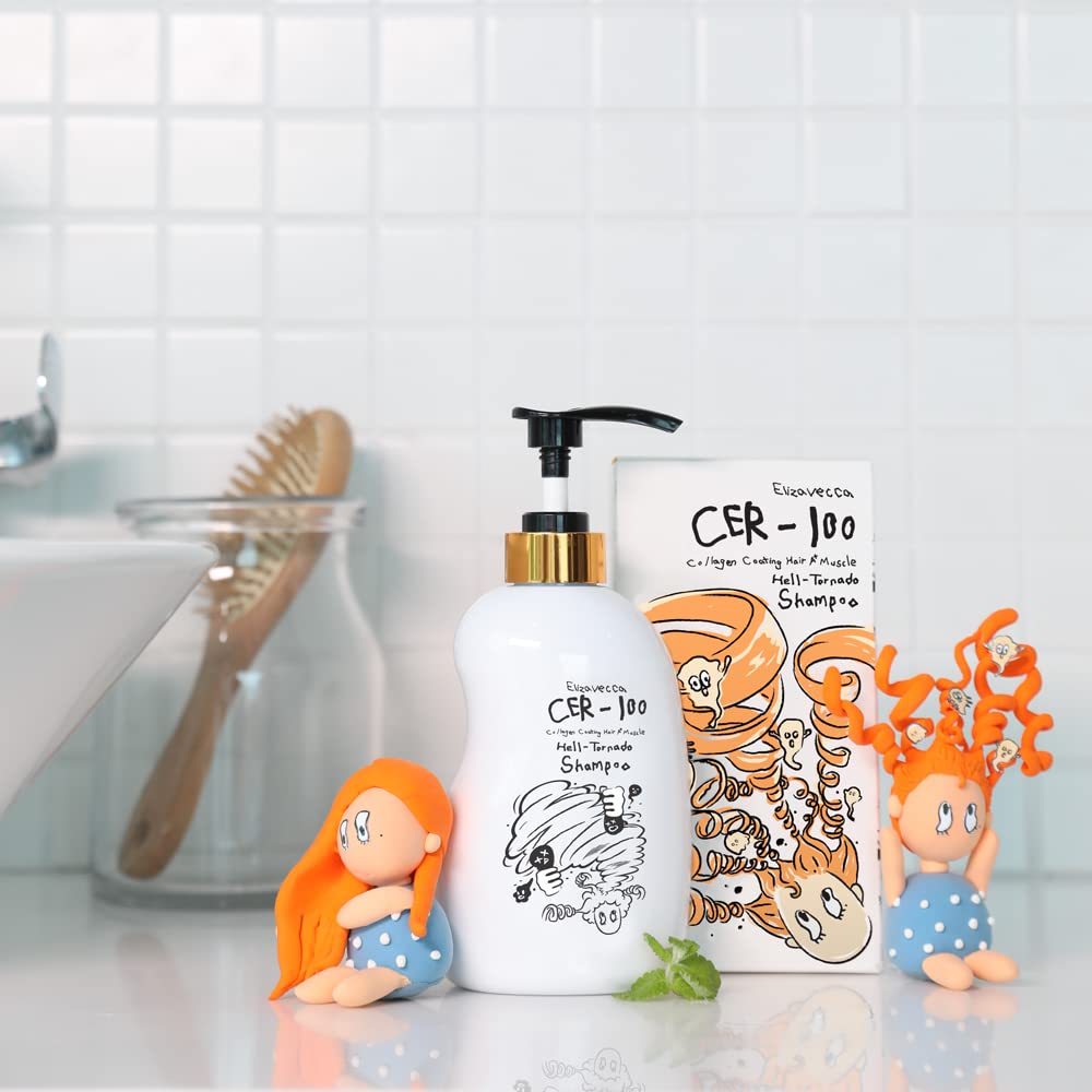 Foto 3 | Champú Elizavecca Cer-100 Con Recubrimiento De Colágeno Para Cabello, 500 Ml - Venta Internacional.