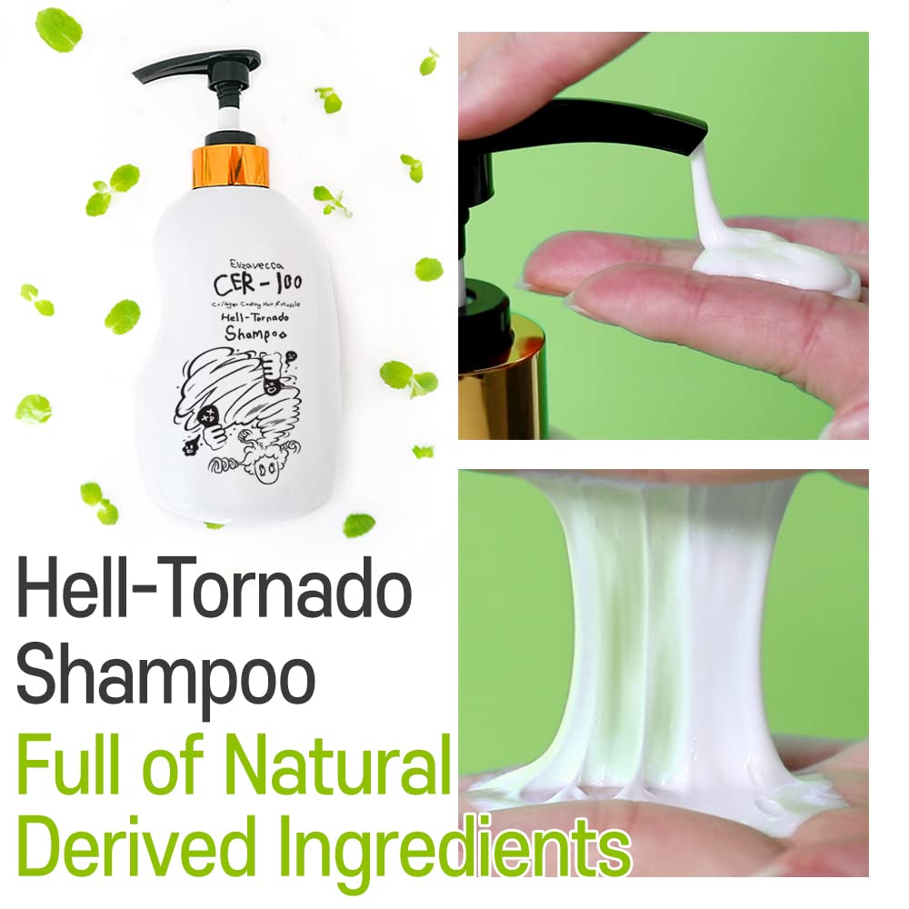 Foto 7 pulgar | Champú Elizavecca Cer-100 Con Recubrimiento De Colágeno Para Cabello, 500 Ml - Venta Internacional.