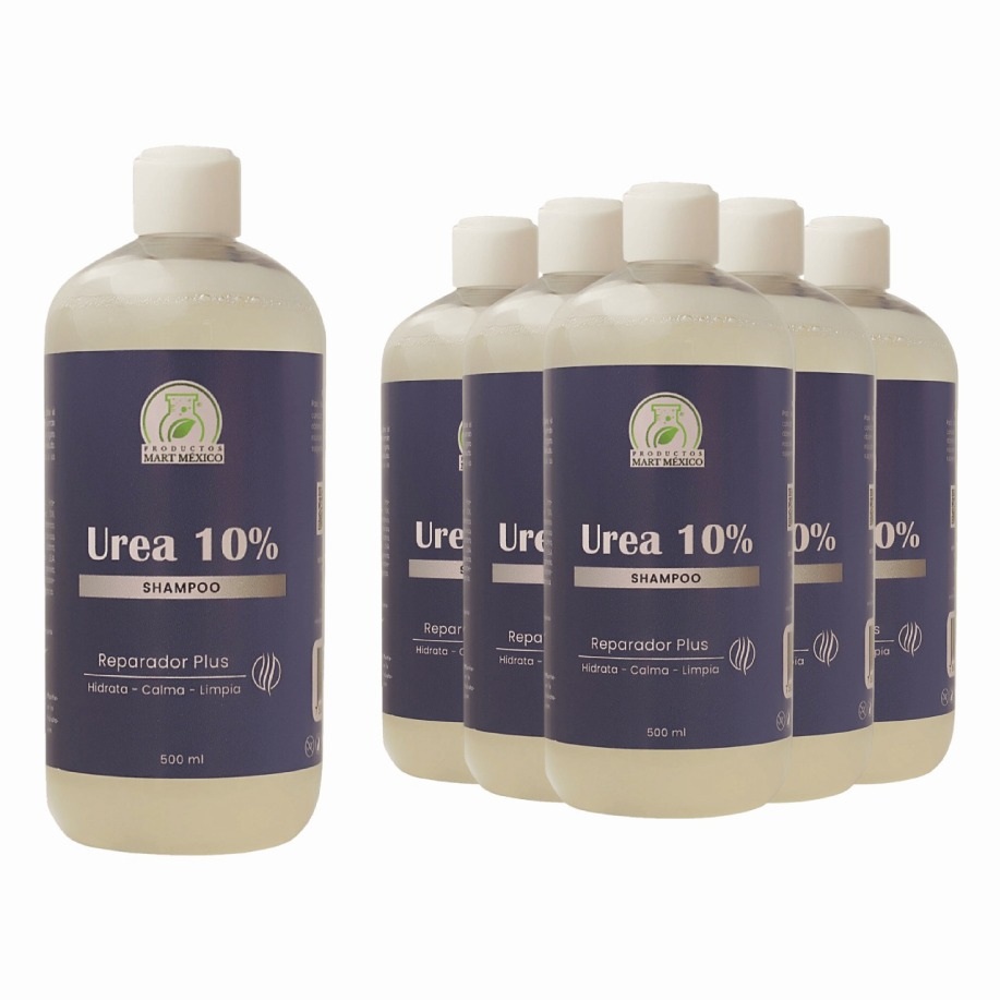 Foto 2 pulgar | Shampoo Urea Repador Plus Pack 6 Piezas
Productos Mart Mexico 500 Ml
