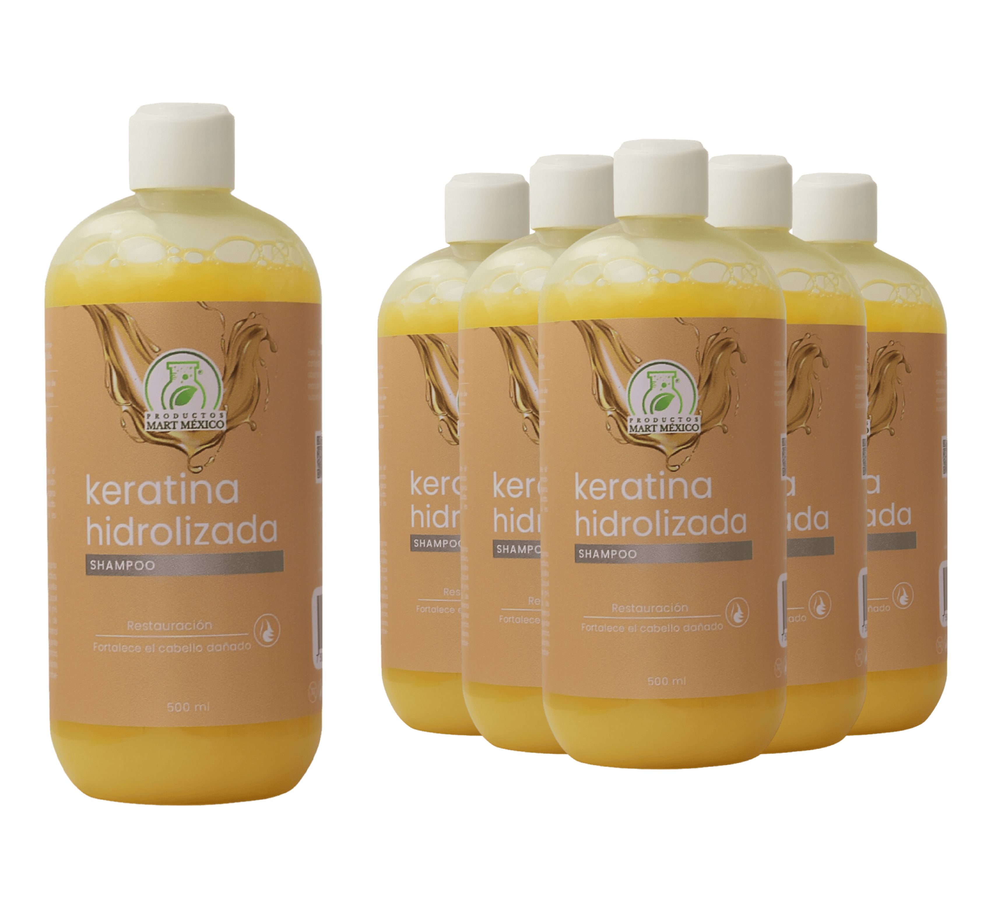 Foto 2 pulgar | Shampoo De Keratina Pack 6 Piezas
Productos Mart Mexico 500 Ml