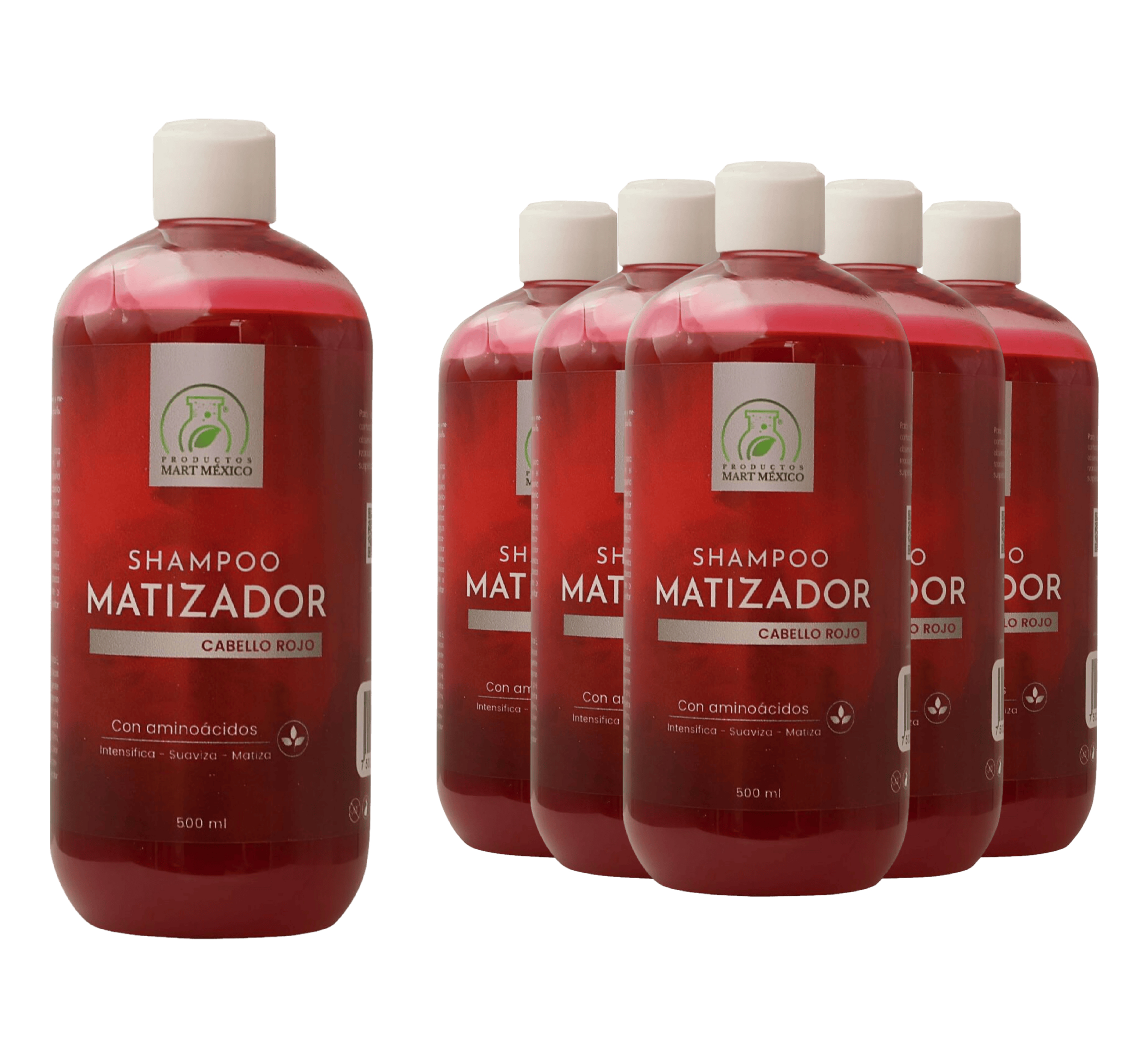 Foto 2 pulgar | Shampoo Capilar Baño De Color Rojo Pack 6 Piezas
Productos Mart Mexico 500 Ml
