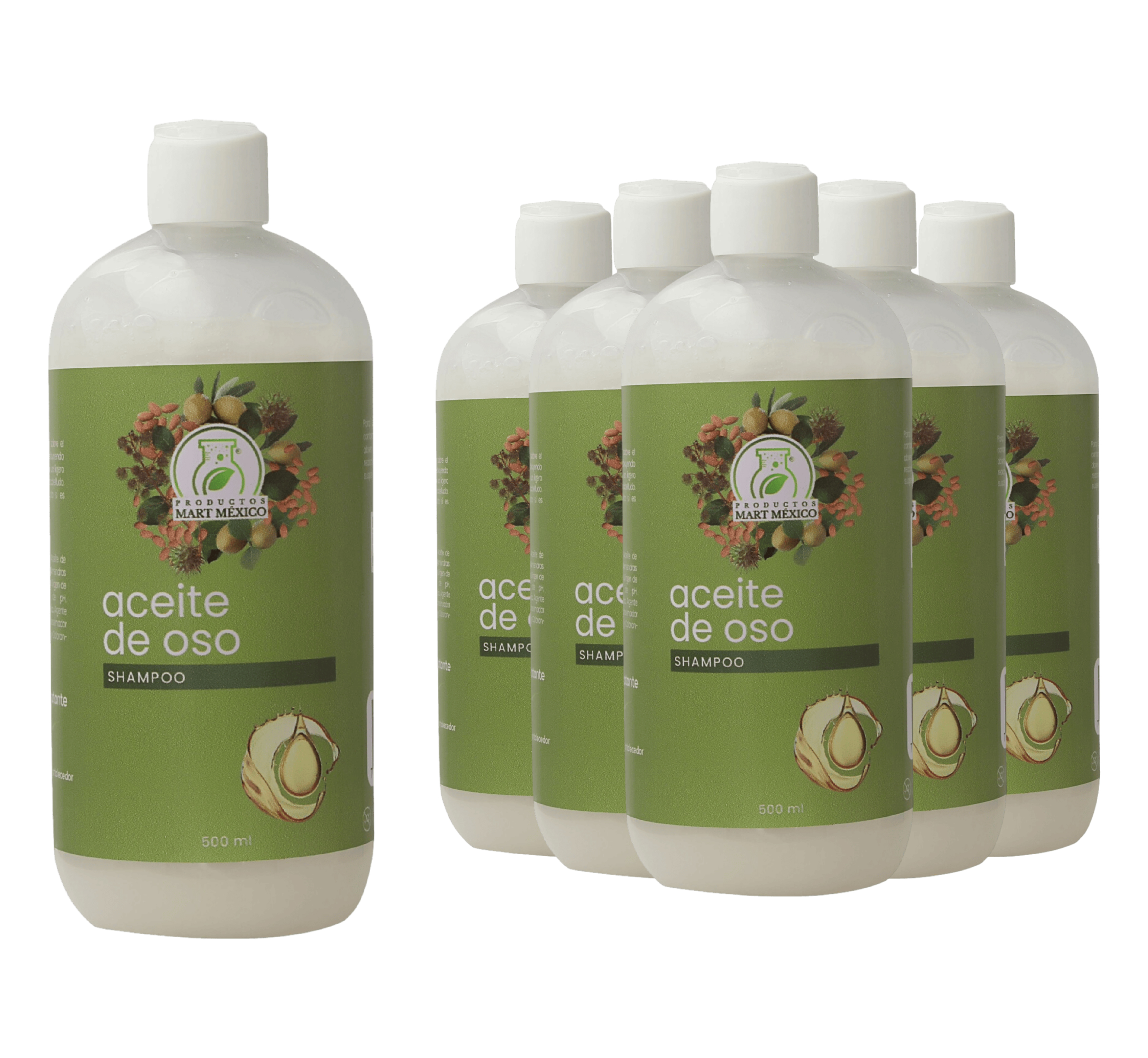 Foto 2 pulgar | Shampoo Aceite De Oso Pack 6 Piezas
Productos Mart Mexico 500 Ml