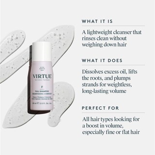 Foto 2 | Champú Virtue, Totalmente Libre De Sulfatos, Voluminizador, Que Engrosa El Cabello - Venta Internacional.