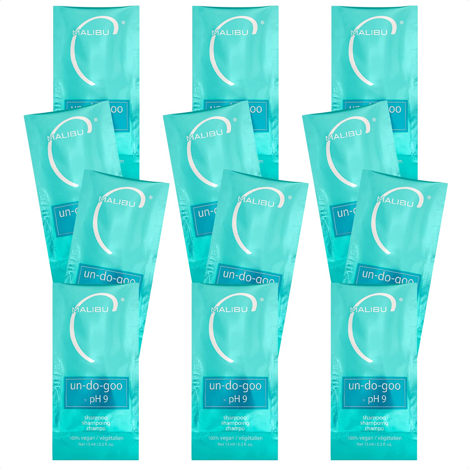 Champú Clarificante Malibu C Un-do-goo, 12 Paquetes - Venta Internacional.