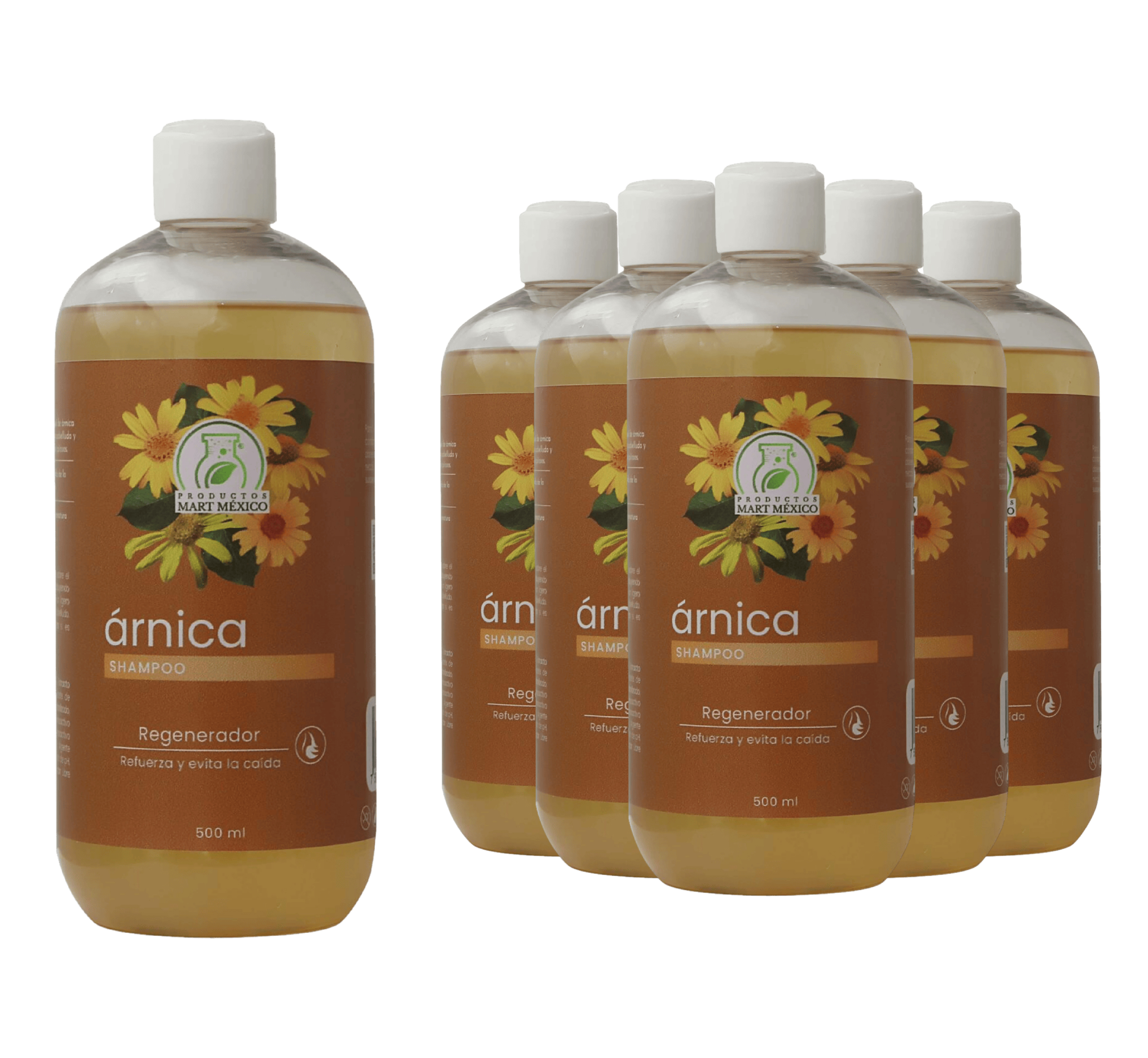 Foto 2 pulgar | Shampoo De Extracto De Árnica, Pack 6 Piezas
Productos Mart Mexico 500 Ml