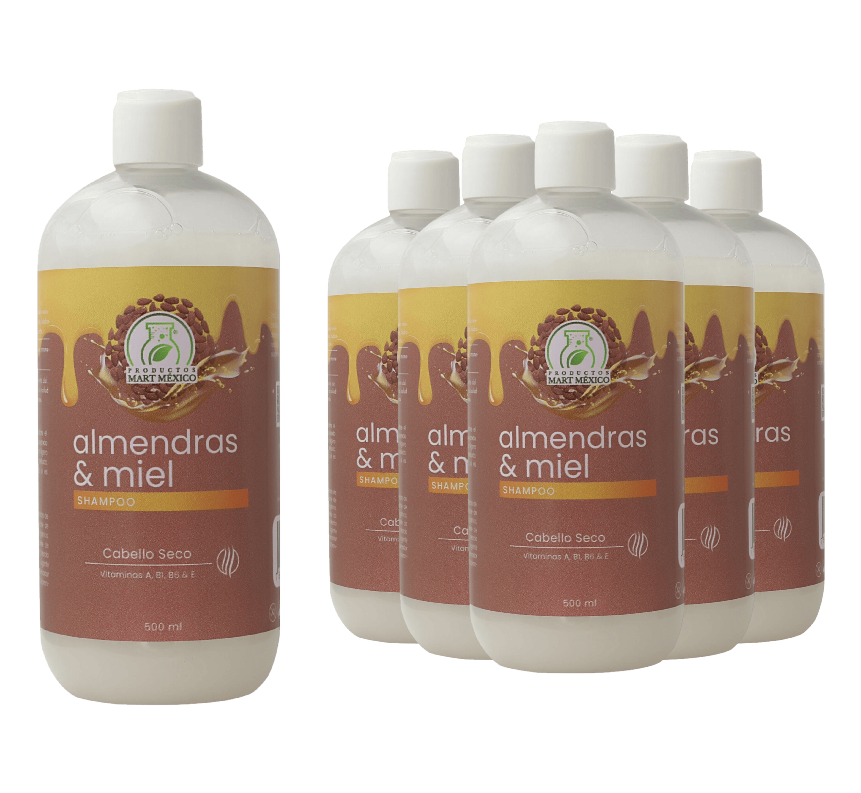 Foto 2 pulgar | Shampoo Almendras Dulces Y Miel Pack 6 Piezas
Productos Mart Mexico 500 Ml