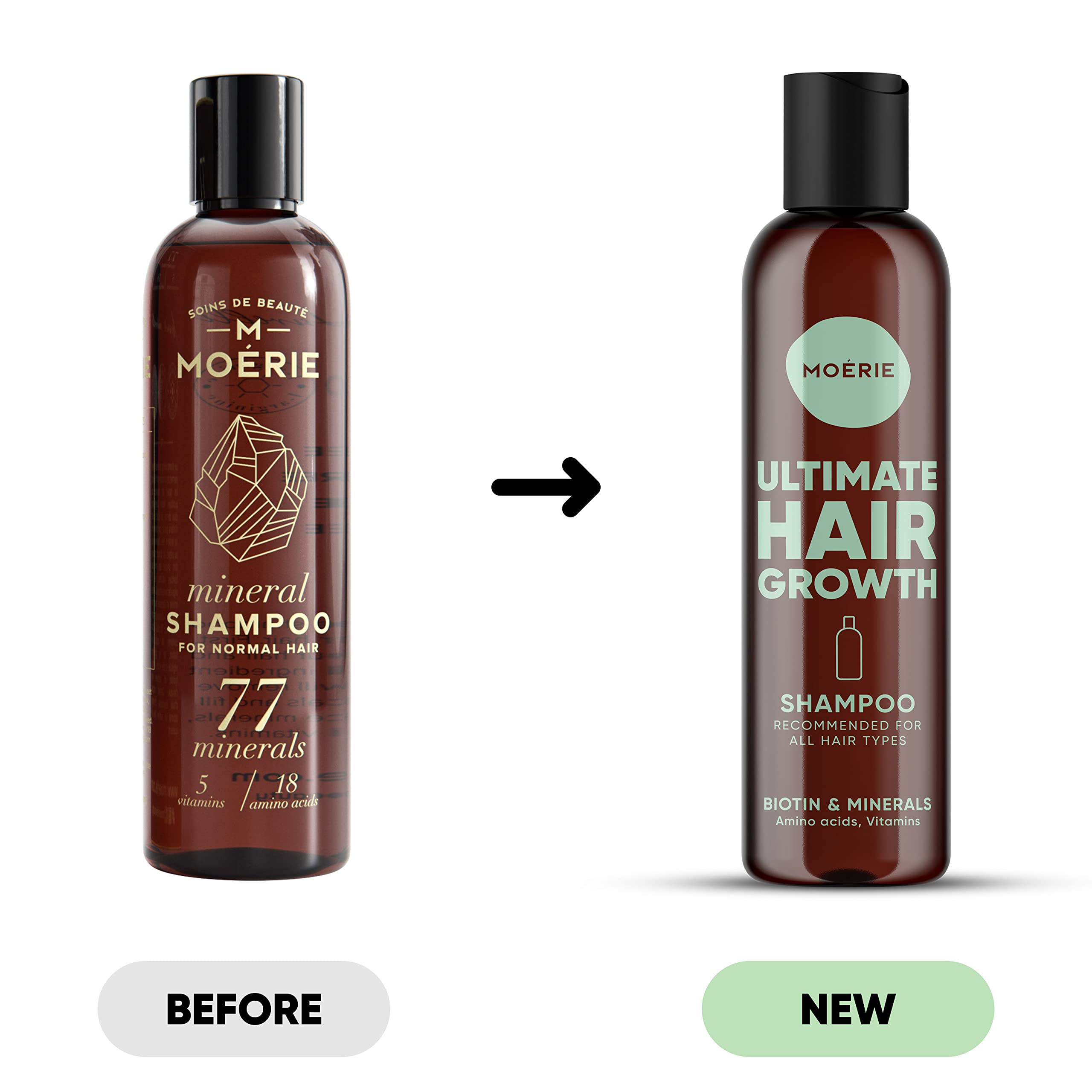 Foto 3 pulgar | Champú M Moérie Moerie Ultimate Hair Growth 250 Ml, Vegano - Venta Internacional.