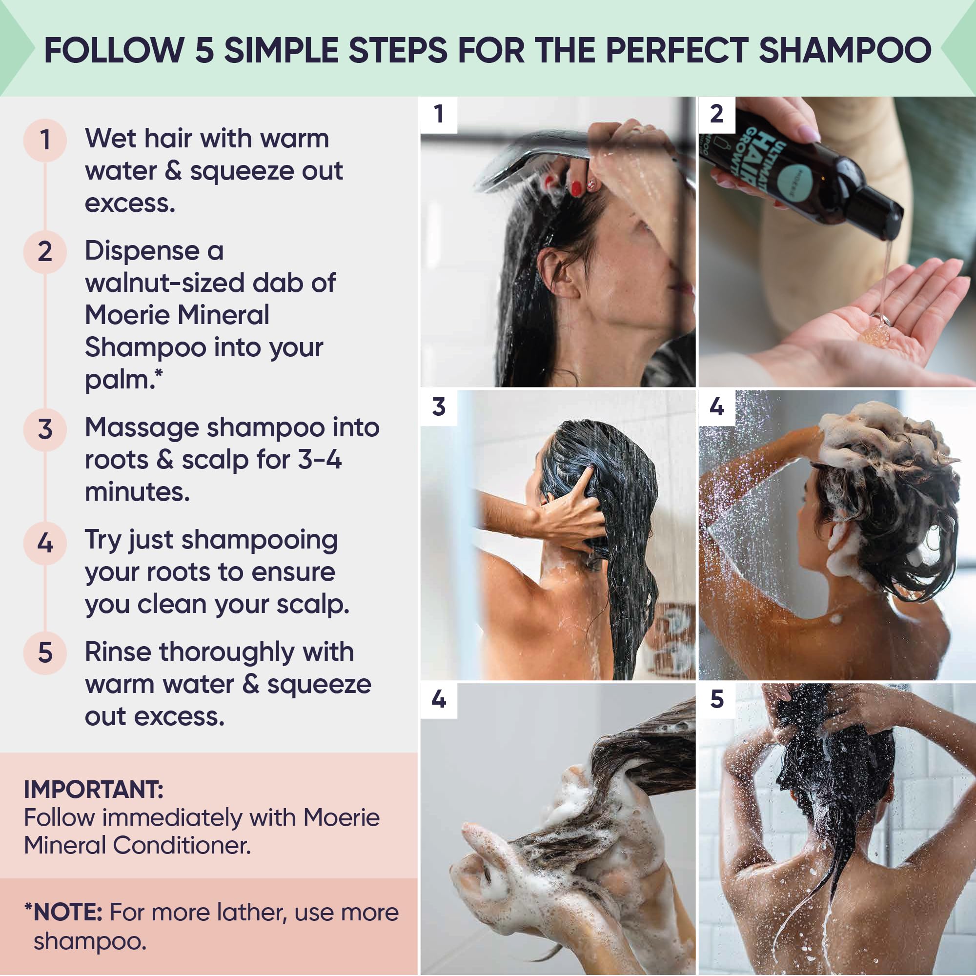Foto 5 pulgar | Champú M Moérie Moerie Ultimate Hair Growth 250 Ml, Vegano - Venta Internacional.