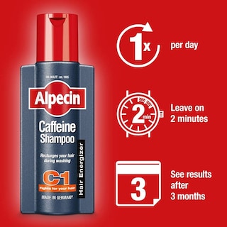 Foto 5 | Shampoo Alpecin Caffeine C1 de 2 Piezas-Venta Internacional