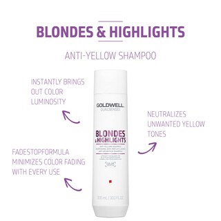 Foto 2 | Shampoo Goldwell Dualsenses Blondes & Highlights de 300 ml-Venta Internacional