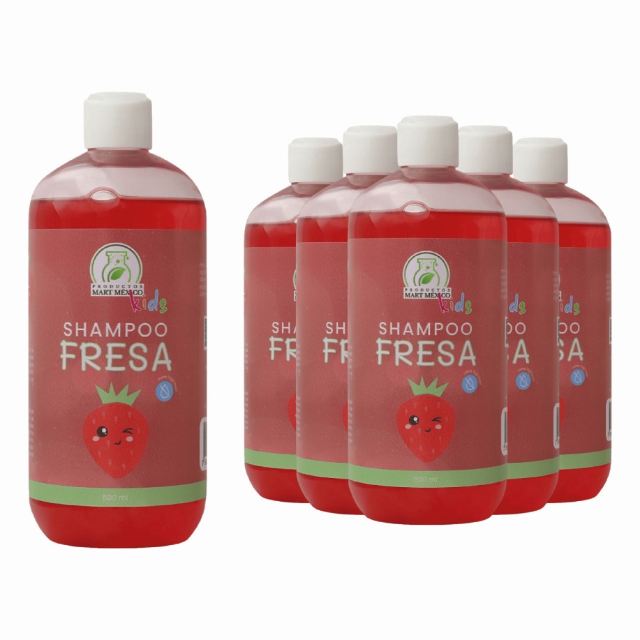 Foto 2 pulgar | Shampoo Fresa Cero Lagrimas Pack 6 Piezas
Productos Mart Mexico 500 Ml