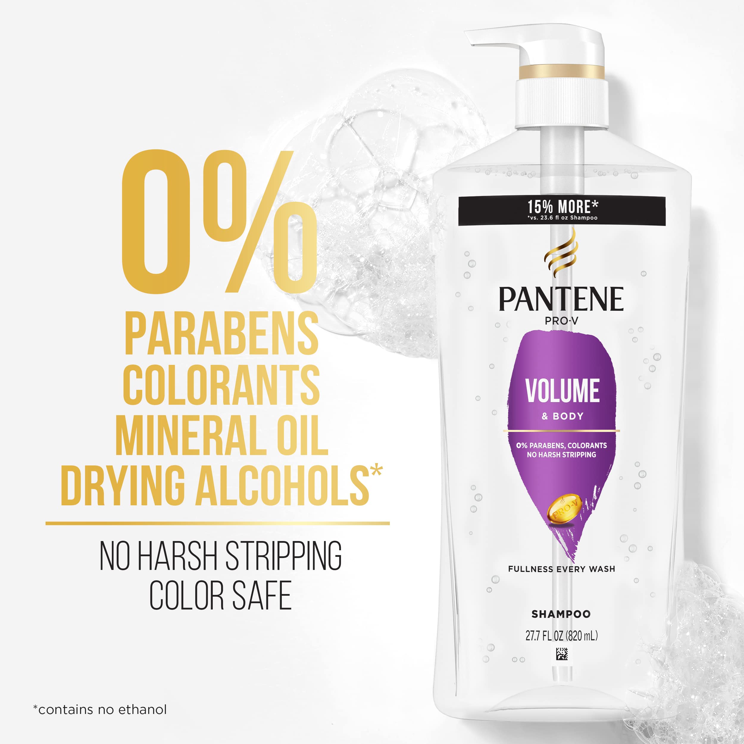 Foto 4 pulgar | Shampoo Pantene Volume & Body de 2 Piezas-Venta Internacional