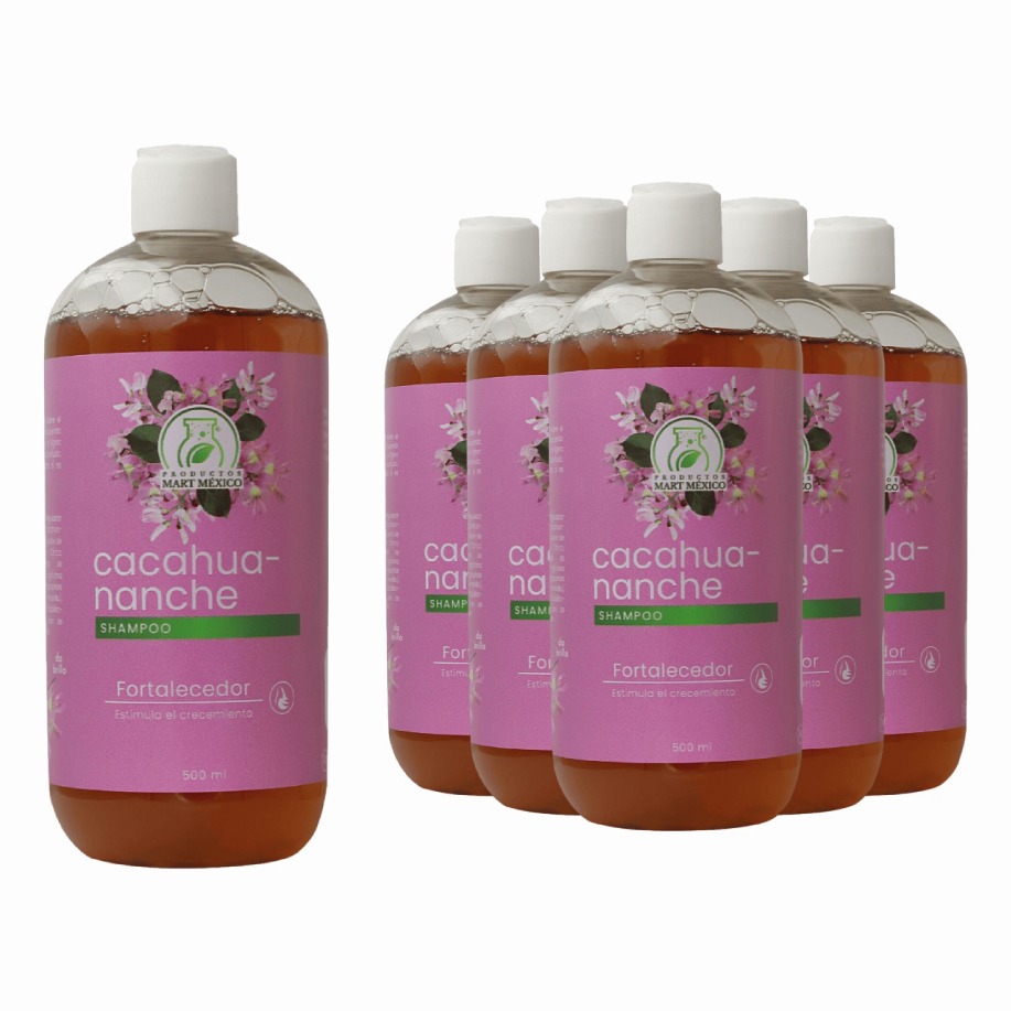 Shampoo De Cacahuananche Pack 6 piezas Productos Mart Mexico