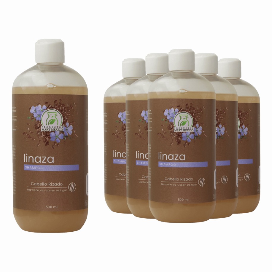 Foto 2 pulgar | Shampoo De Linaza Pack 6 Piezas
Productos Mart Mexico 500 Ml