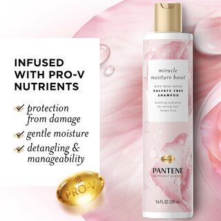 Foto 2 | Champú Y Acondicionador Pantene Nutrient Blends Miracle Moisture Boost Rose Water - Venta Internacional.