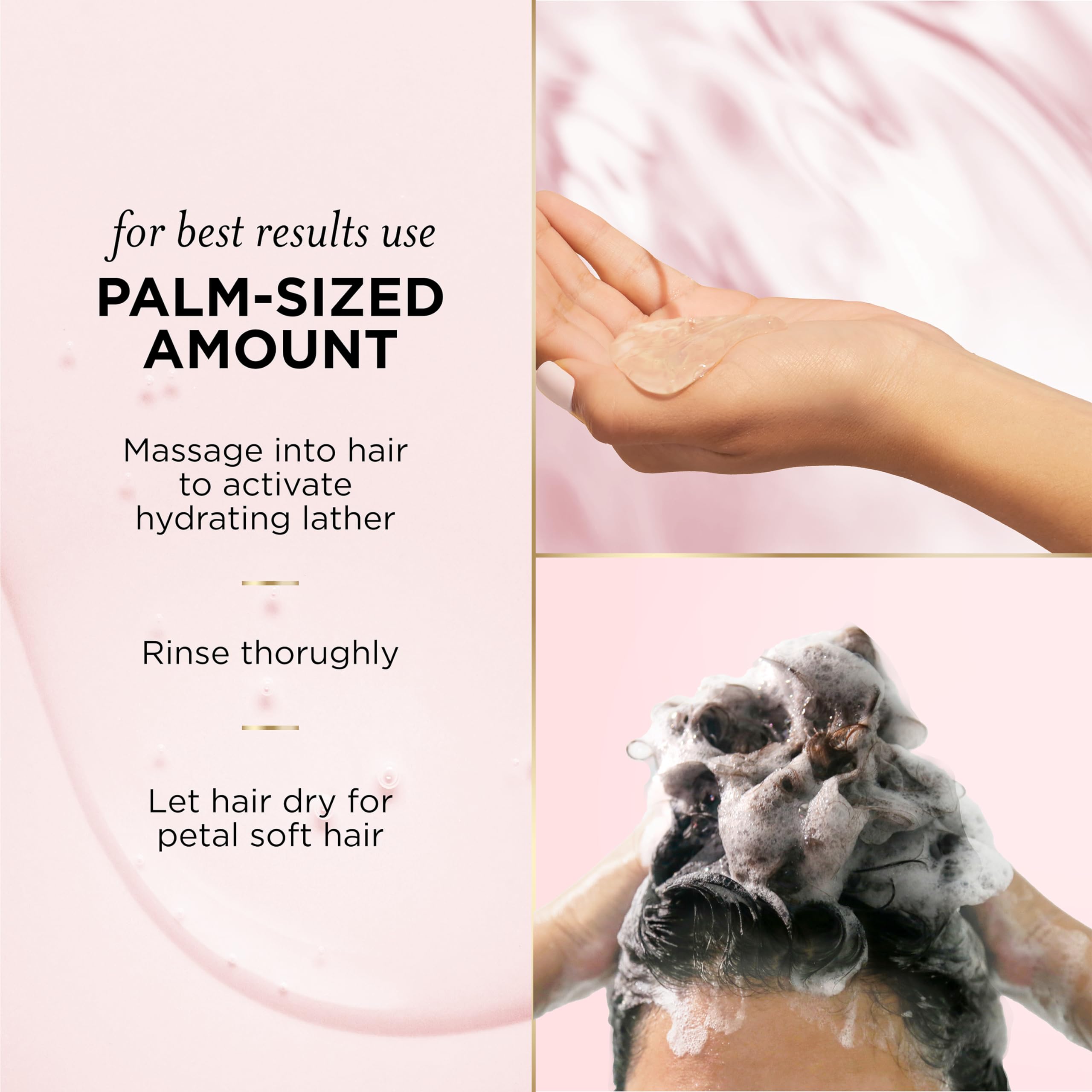 Foto 8 pulgar | Champú Y Acondicionador Pantene Nutrient Blends Miracle Moisture Boost Rose Water - Venta Internacional.