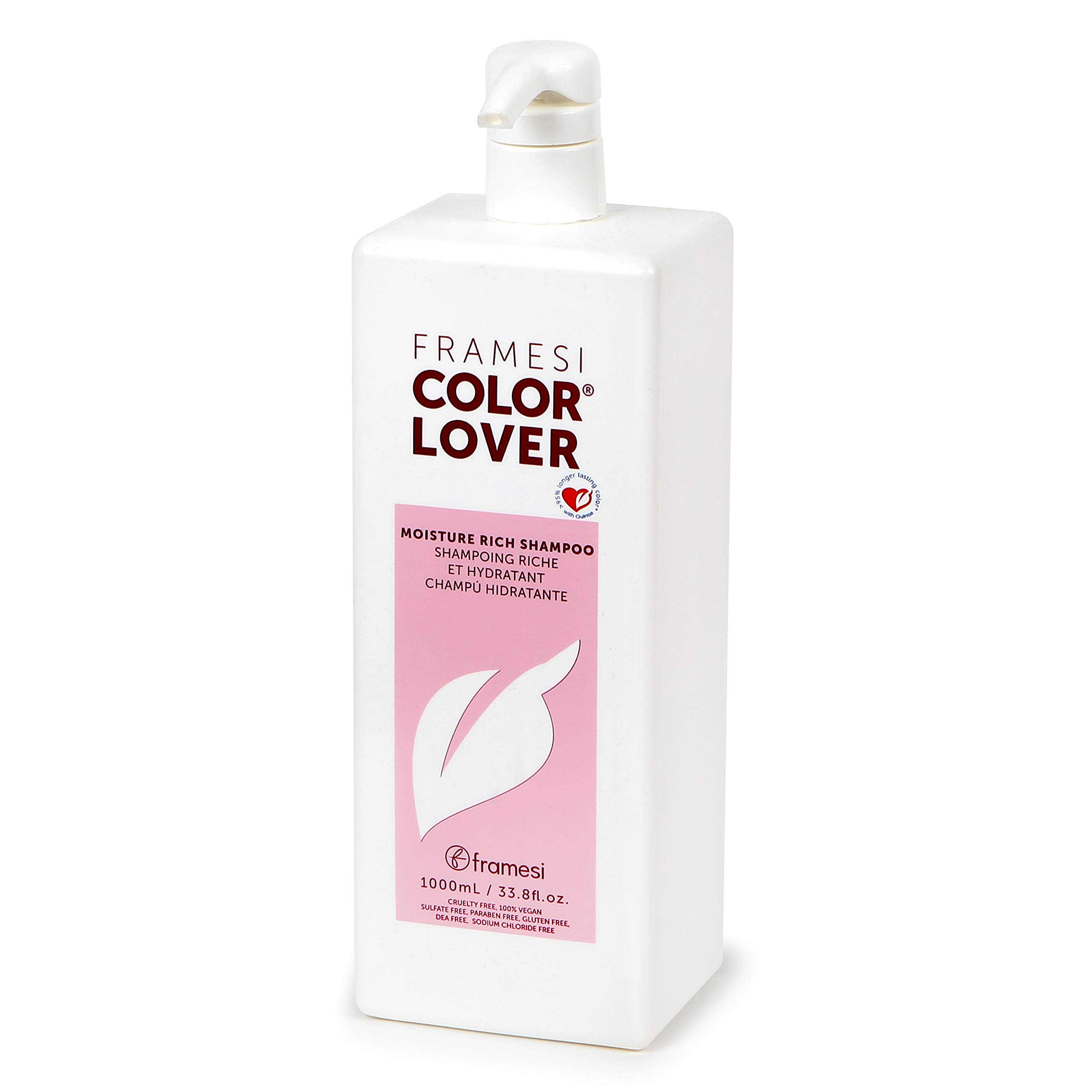 Foto 2 pulgar | Champú Framesi Color Lover Hidratante 1 L sin Sulfatos - Venta Internacional