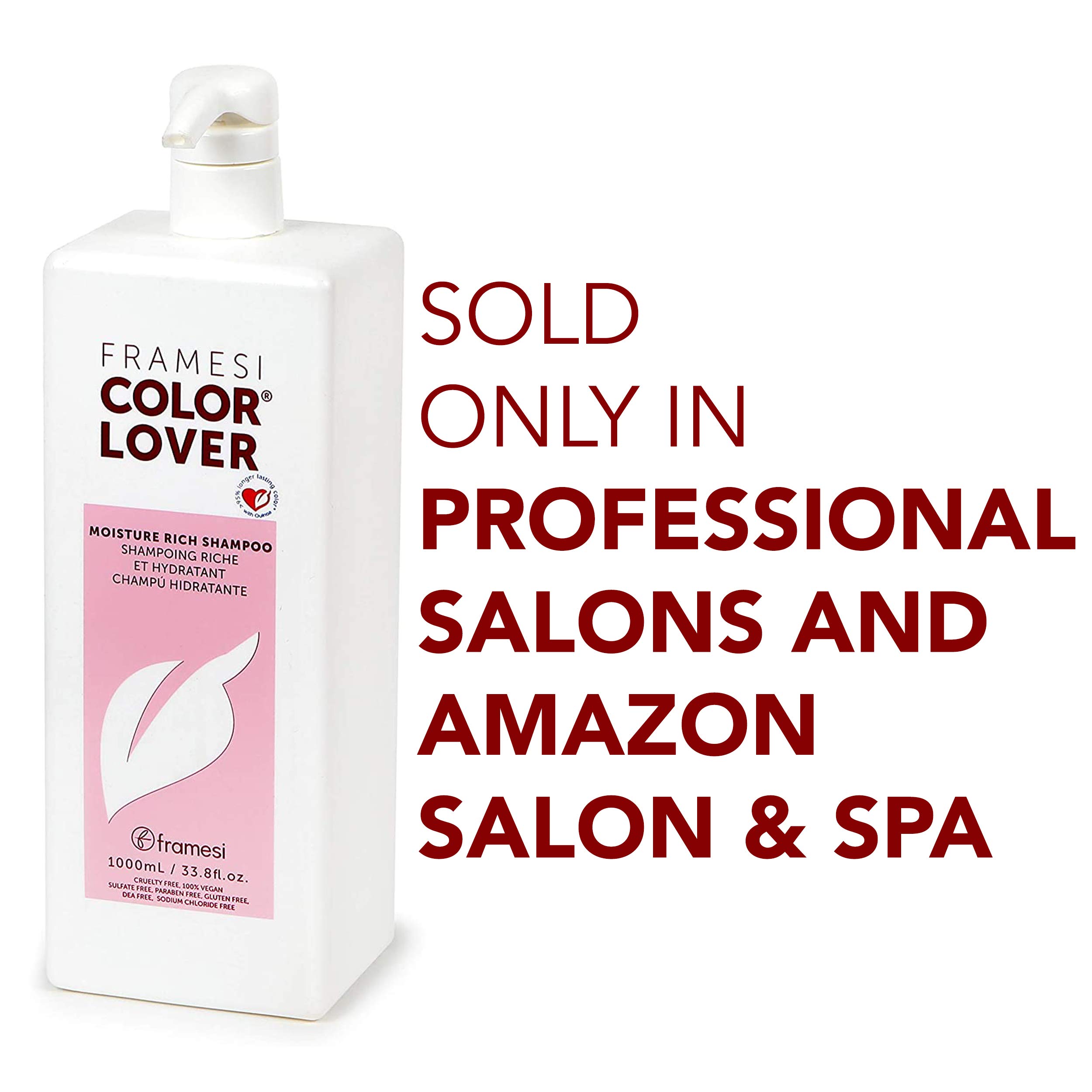 Foto 5 | Champú Framesi Color Lover Hidratante 1 L sin Sulfatos - Venta Internacional
