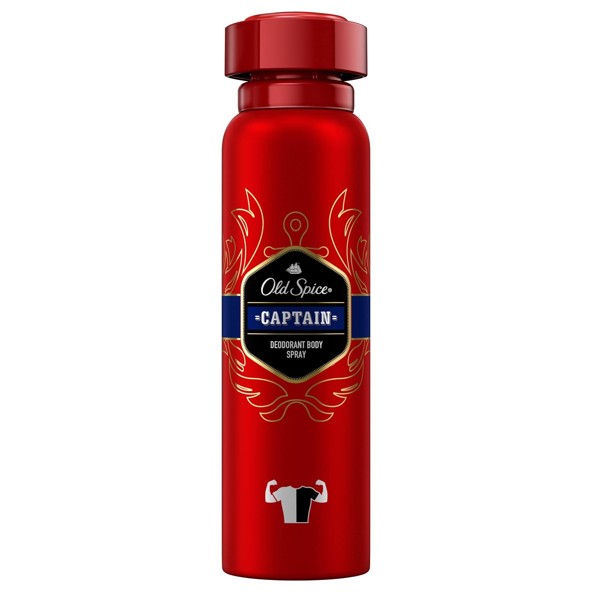Foto 2 pulgar | Desodorante En Aerosol Old Spice Captain 150 Ml Para Hombre - Venta Internacional.