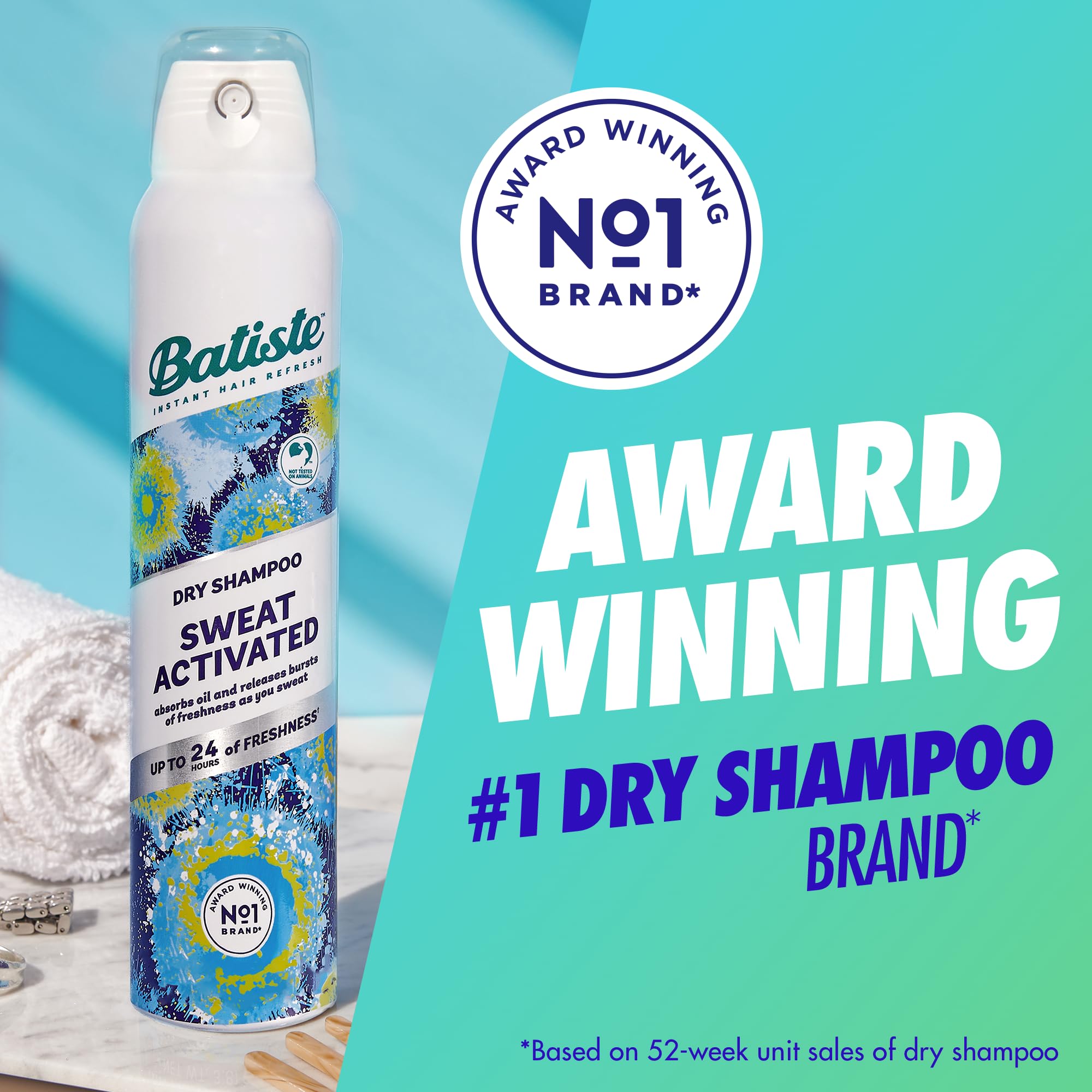 Foto 3 pulgar | Champú Seco Batiste Sweat Activated 108 g - Venta Internacional