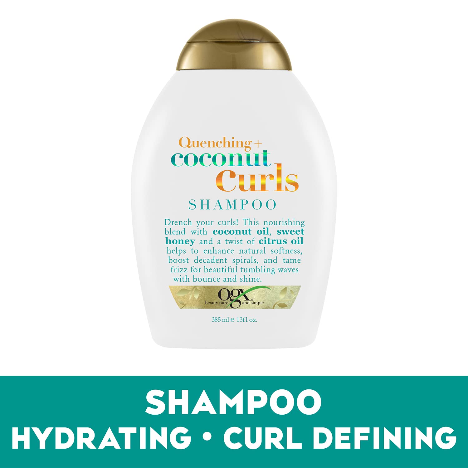 Foto 3 | Champú y Acondicionador OGX Quenching + Coconut Curls 385 ml - Venta Internacional