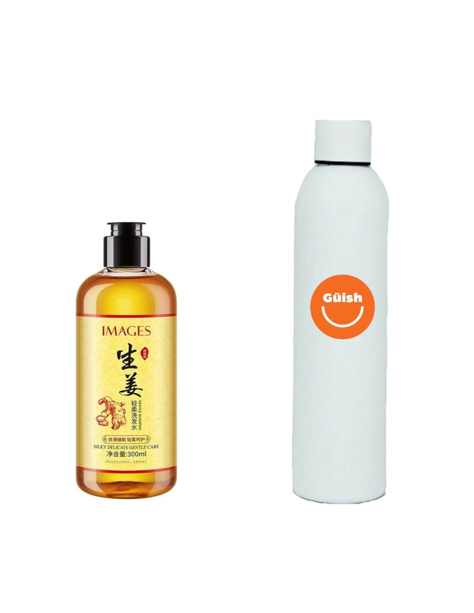 Foto 2 pulgar | Shampoo De Jengibre Anti Caspa + Termo De Agua De Regalo Güish
