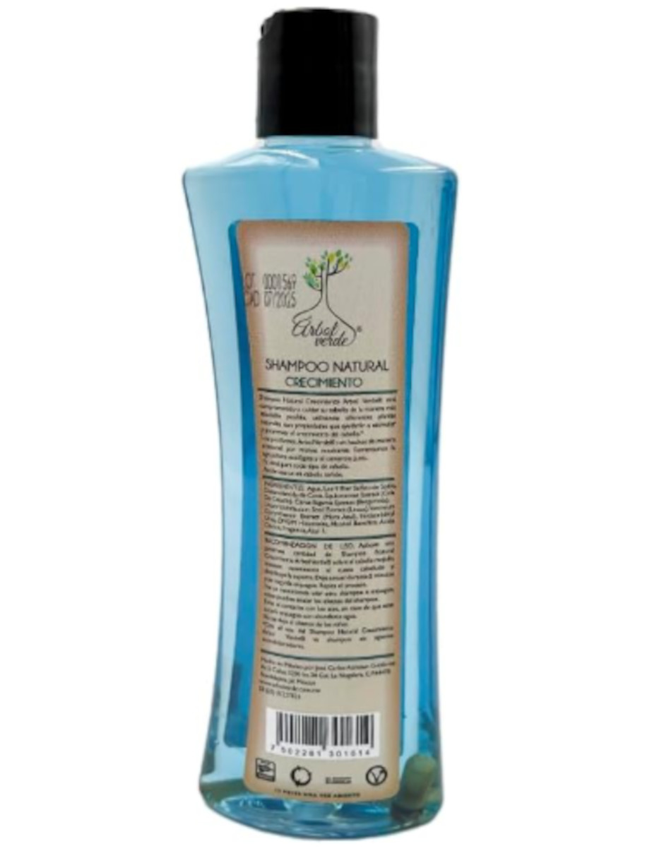 Foto 4 pulgar | Shampoo Árbol Verde Natural Crecimiento + Termo De Agua De Regalo Güish