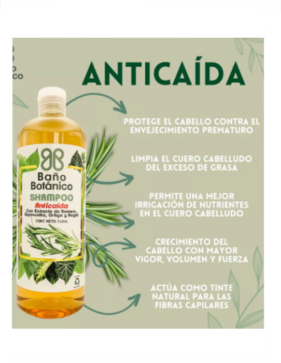 Foto 5 pulgar | Shampoo Güish Anticaída de 1 L